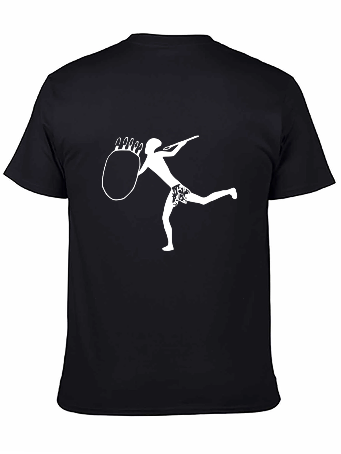 Unique Graphic Tee - Caveman Design