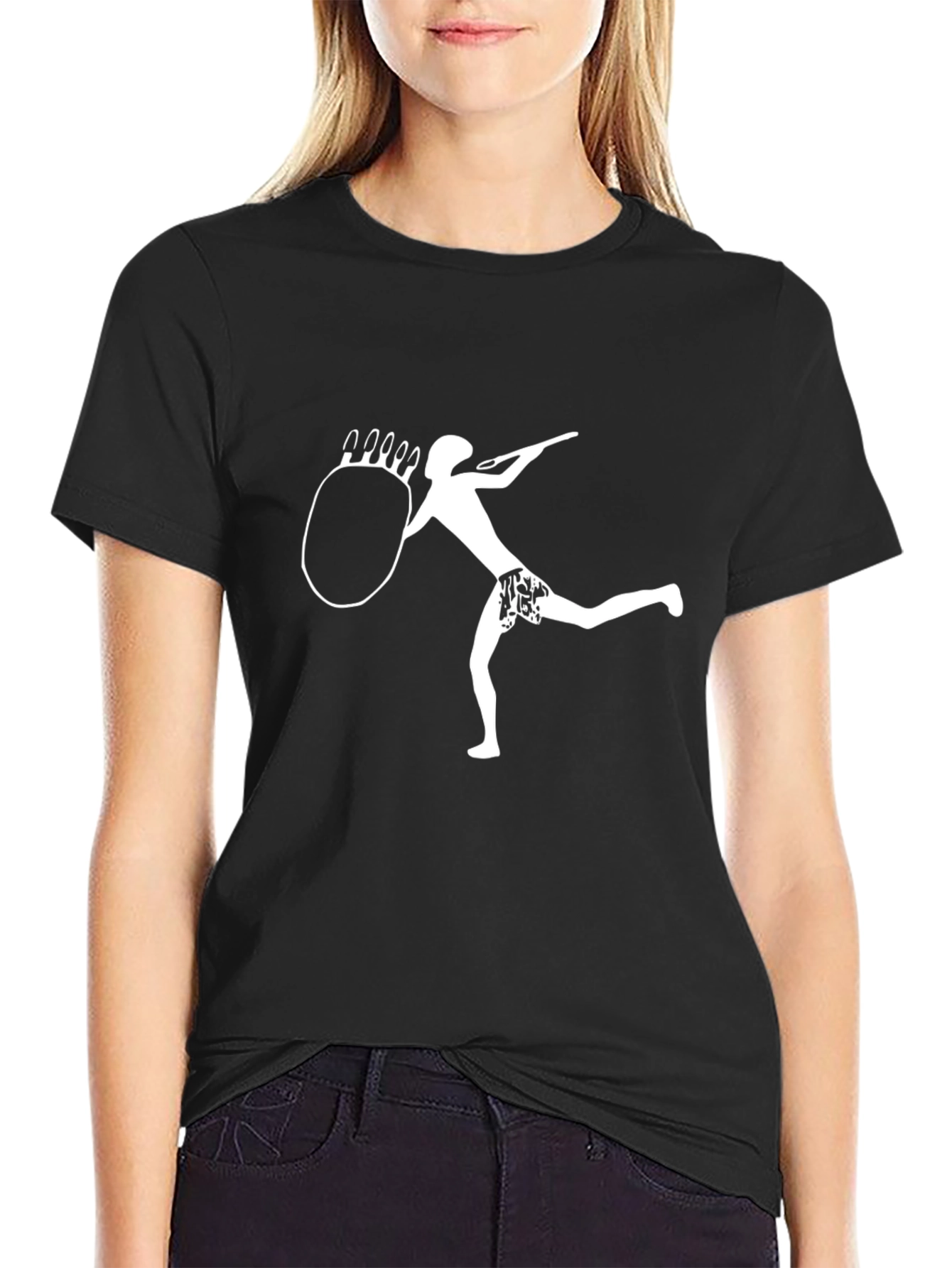 Unique Graphic Tee - Caveman Design