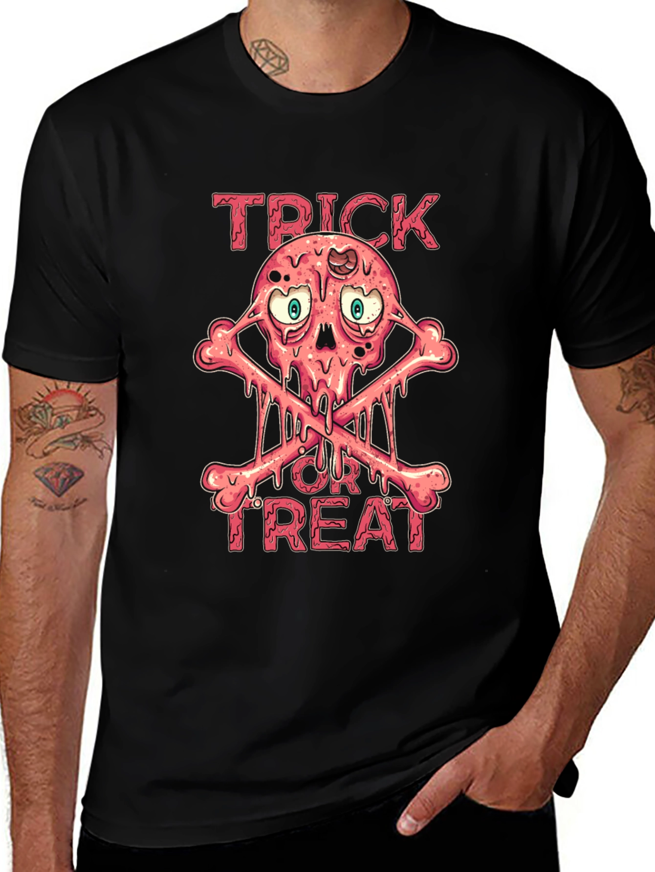 Trick Or Treat Skull T-Shirt