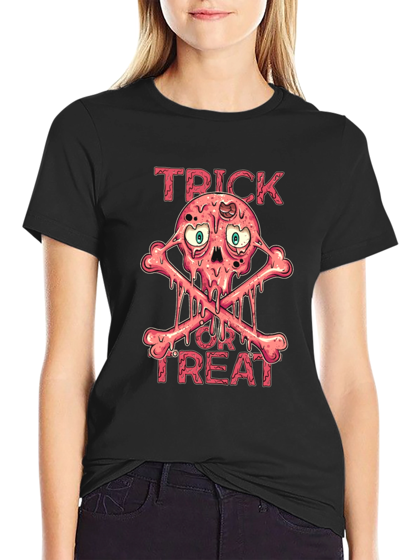 Trick Or Treat Skull T-Shirt