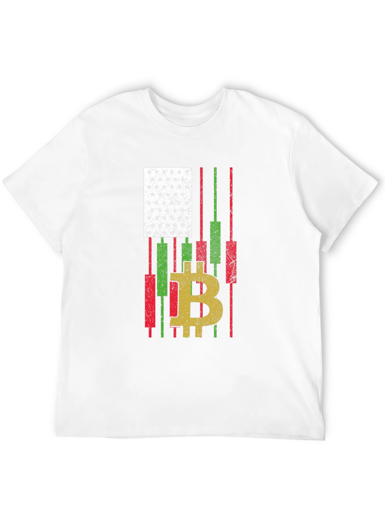 Bitcoin American Flag T-Shirt Crypto Trader Tee
