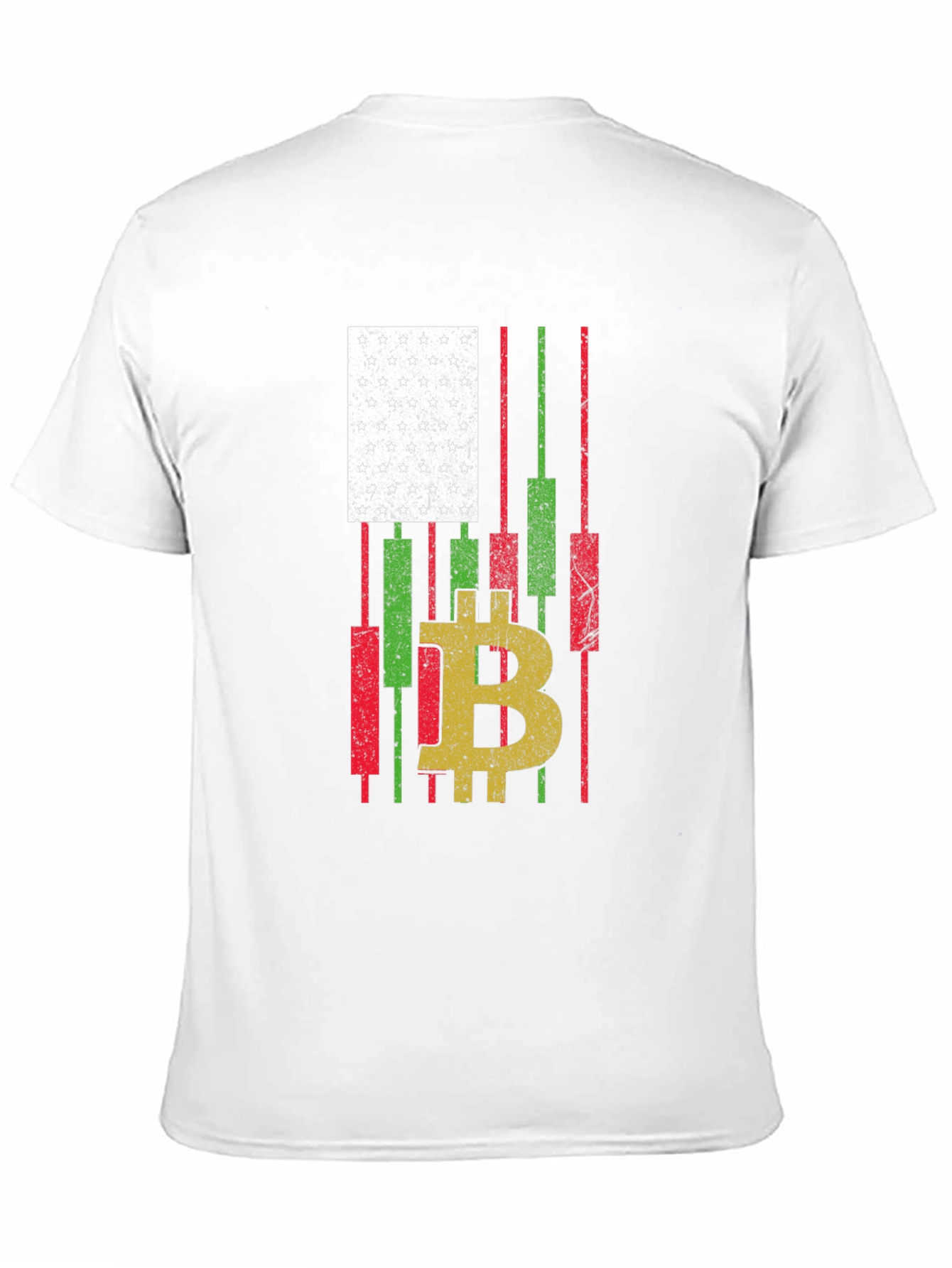 Bitcoin American Flag T-Shirt Crypto Trader Tee