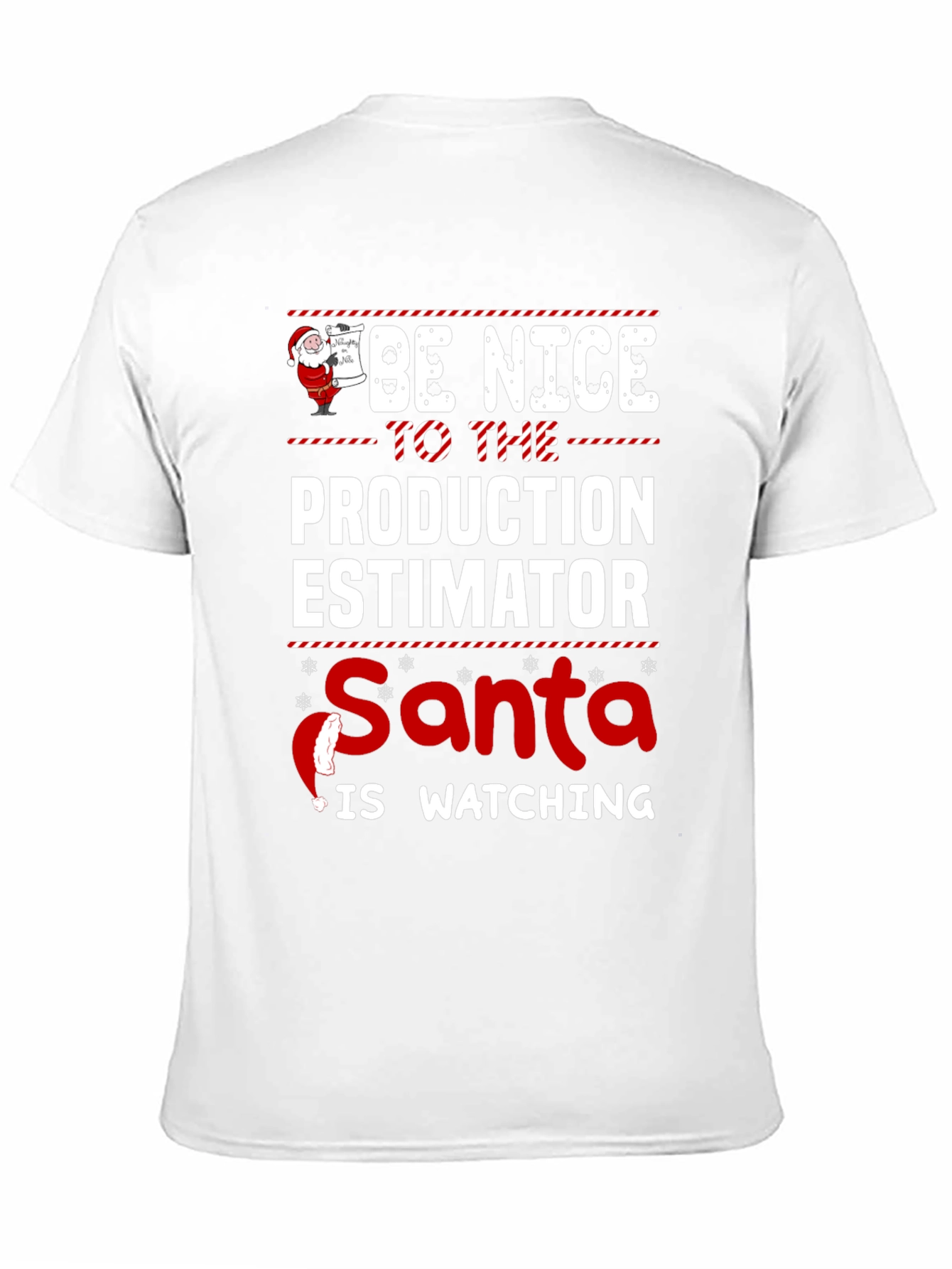 Funny Production Estimator Santa Christmas T-Shirt