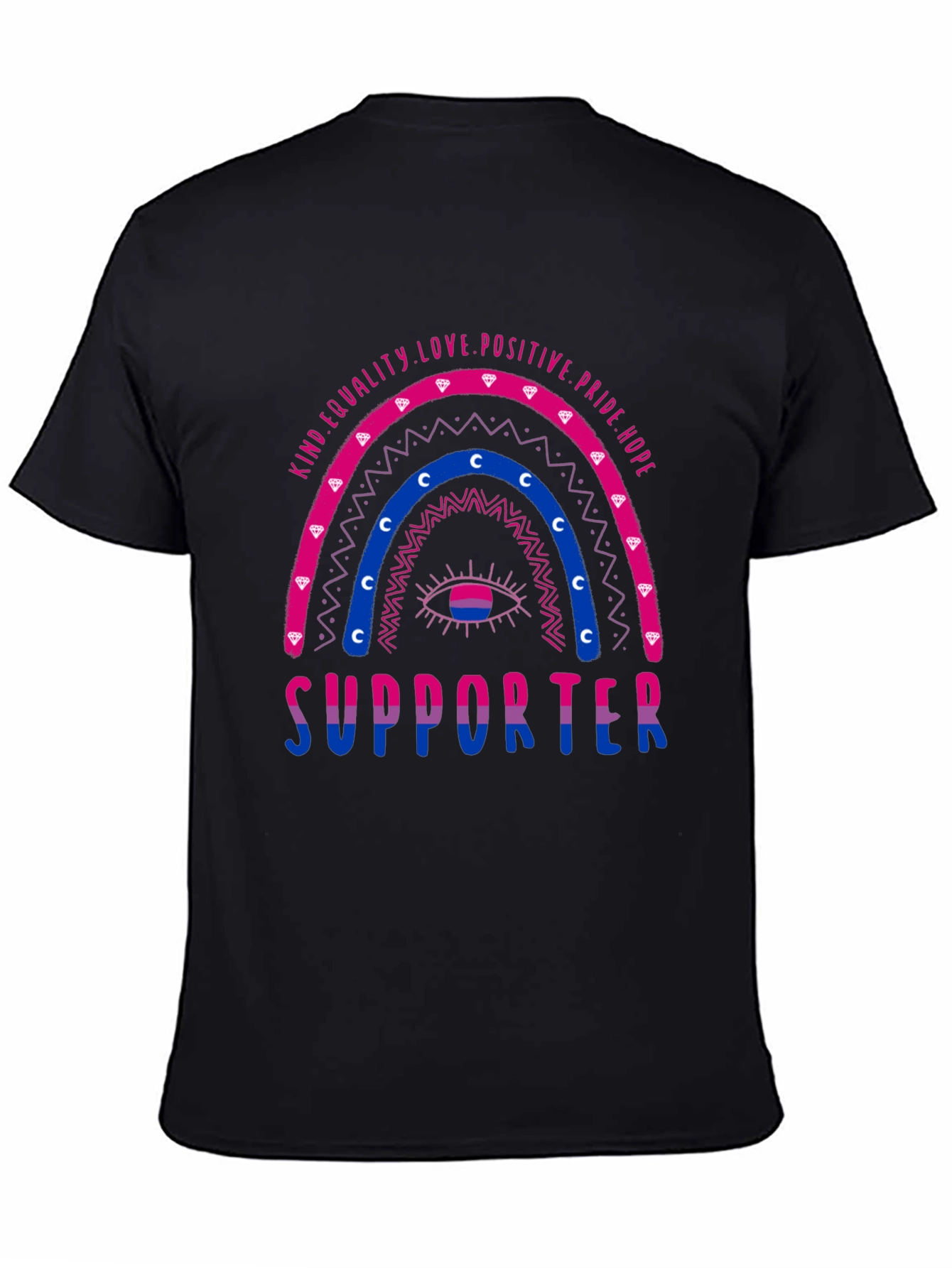 Bisexual Pride Supporter Graphic T-Shirt