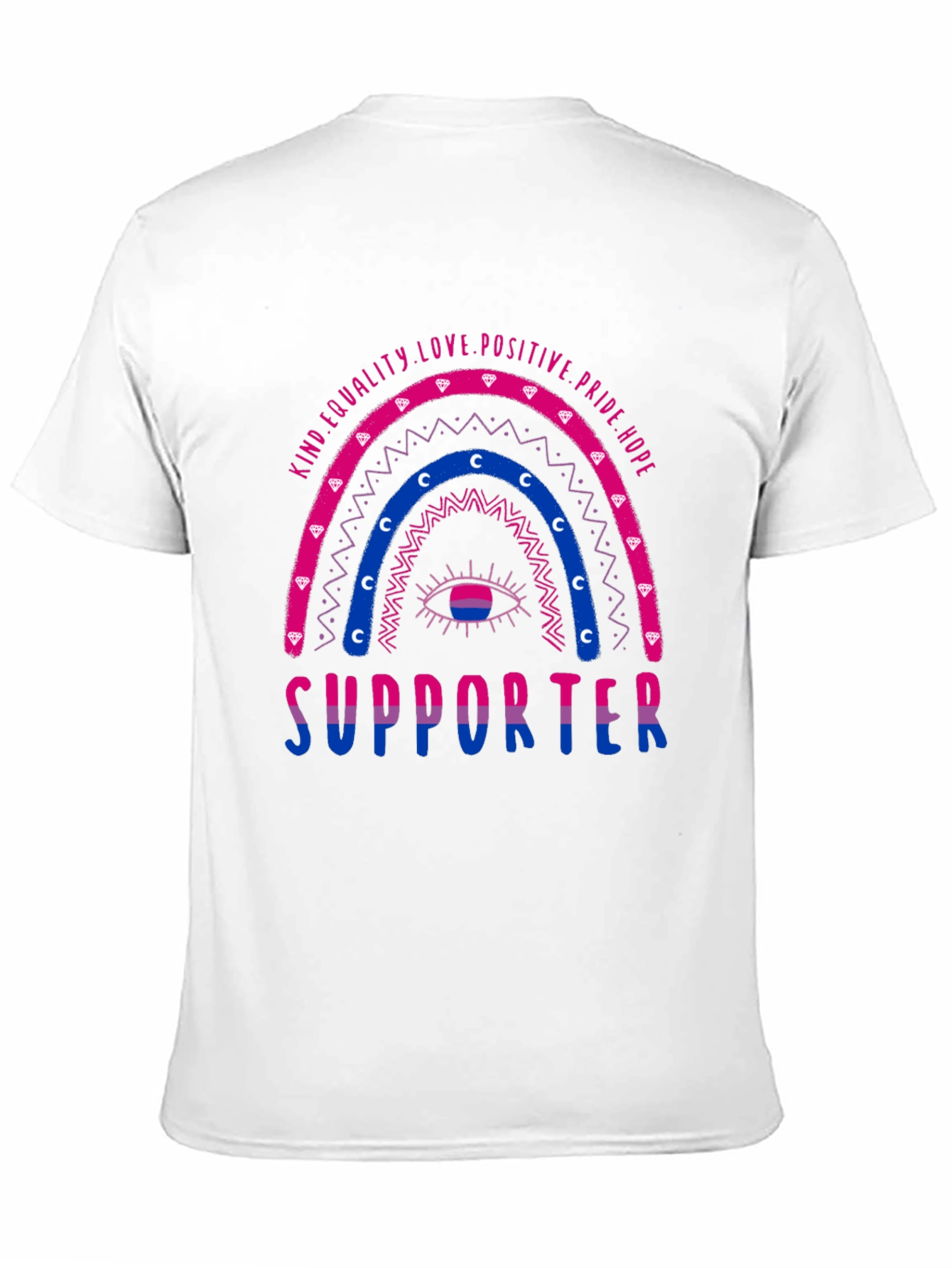 Bisexual Pride Supporter Graphic T-Shirt