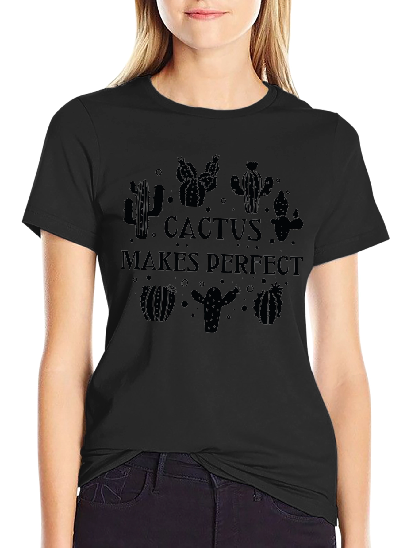 Cactus Makes Perfect Graphic T-Shirt