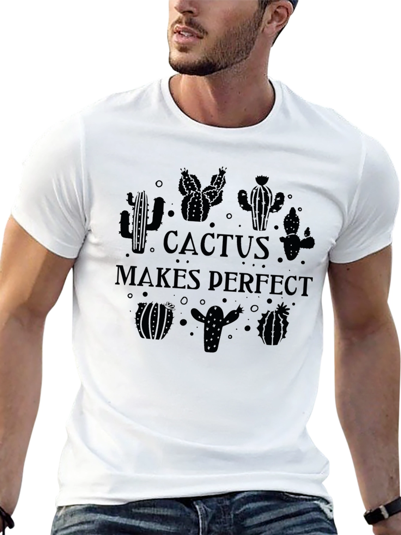 Cactus Makes Perfect Graphic T-Shirt