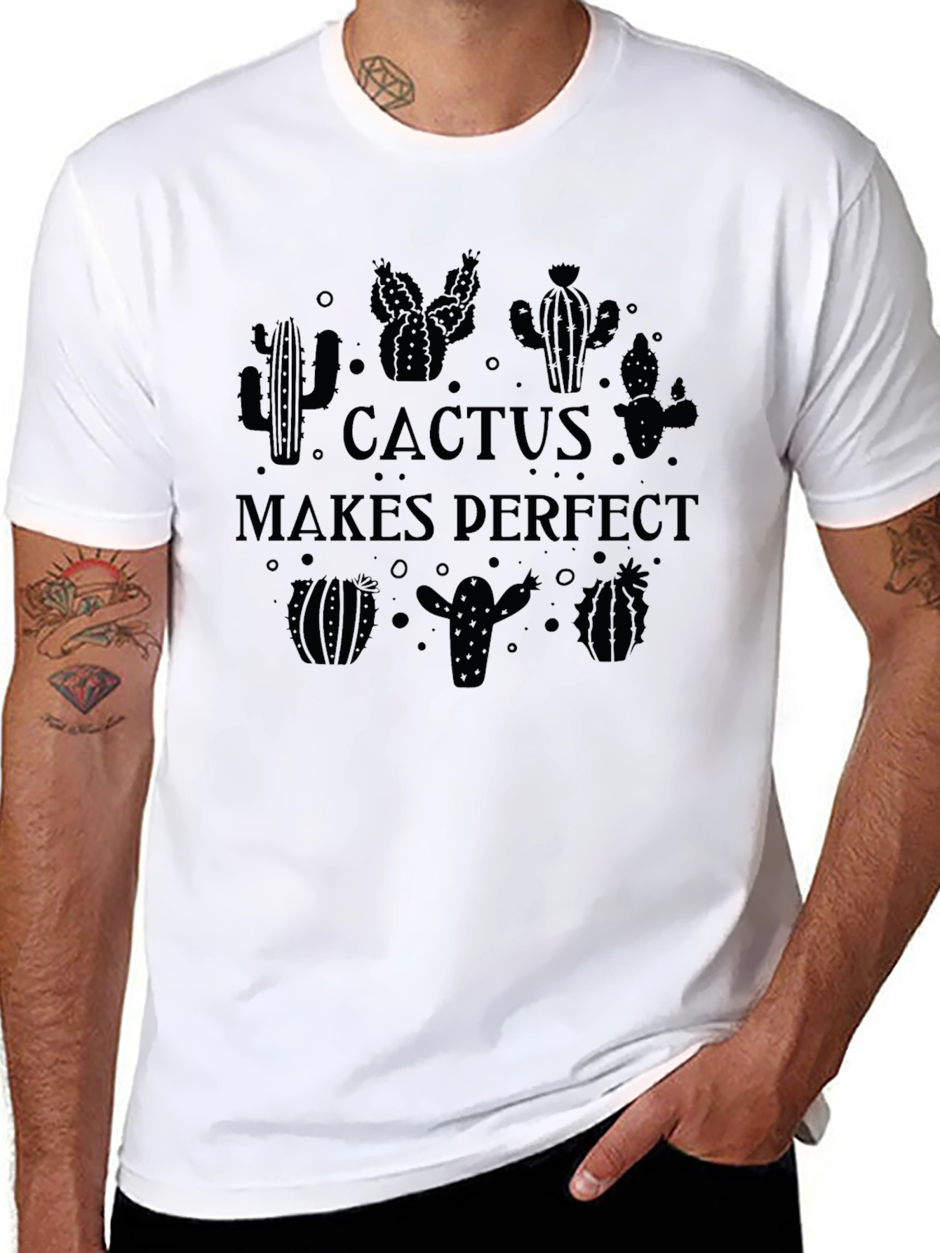 Cactus Makes Perfect Graphic T-Shirt