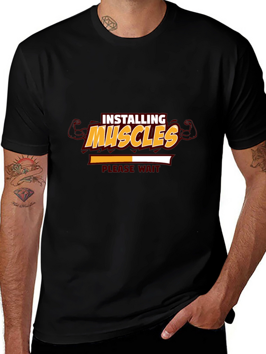 Installing Muscles Graphic Tee