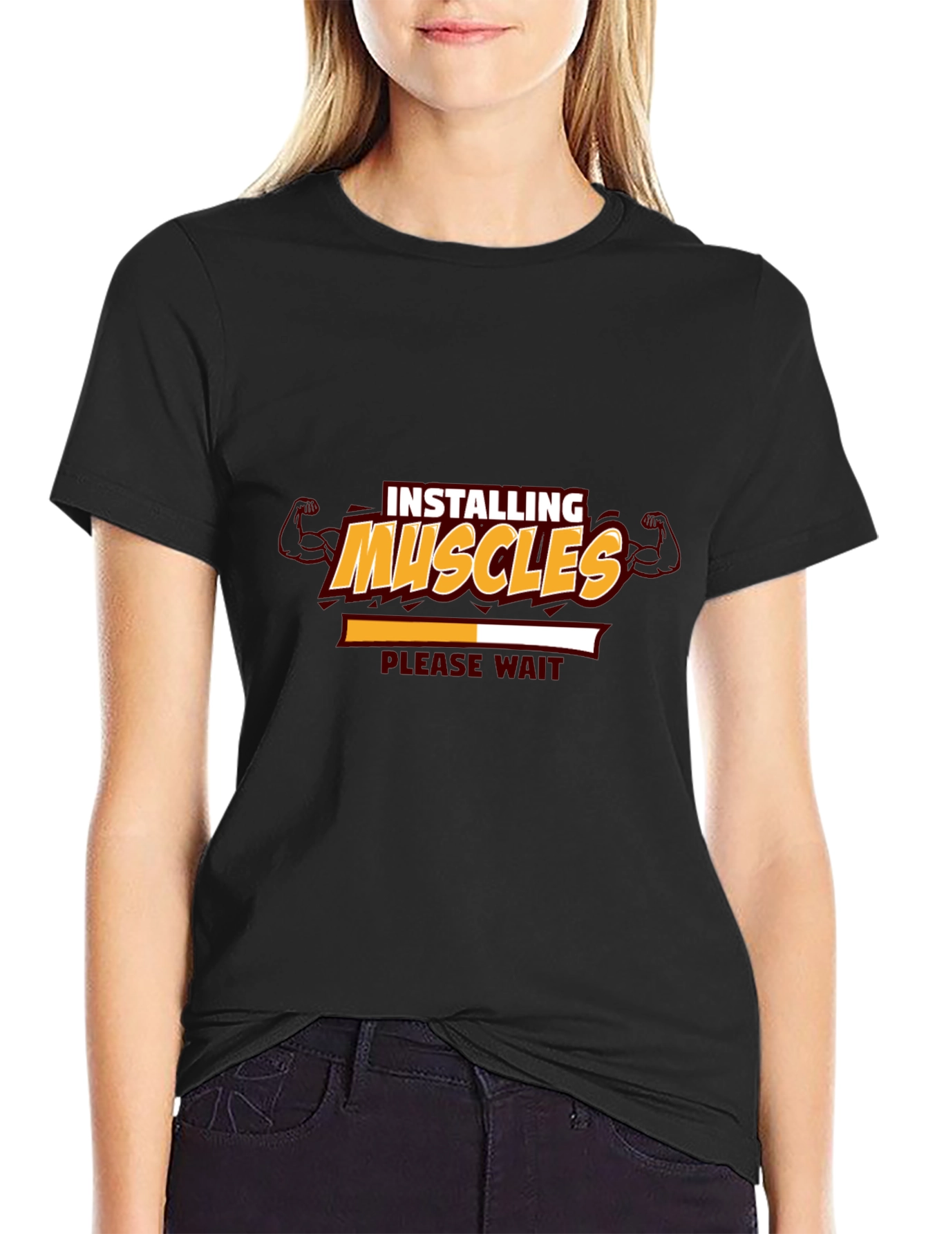 Installing Muscles Graphic Tee