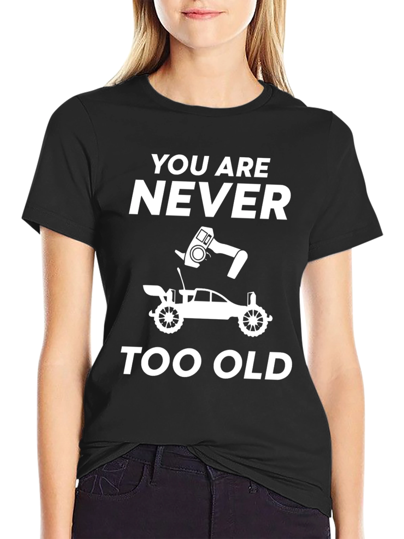 Never Too Old RC Car Graphic T-Shirt