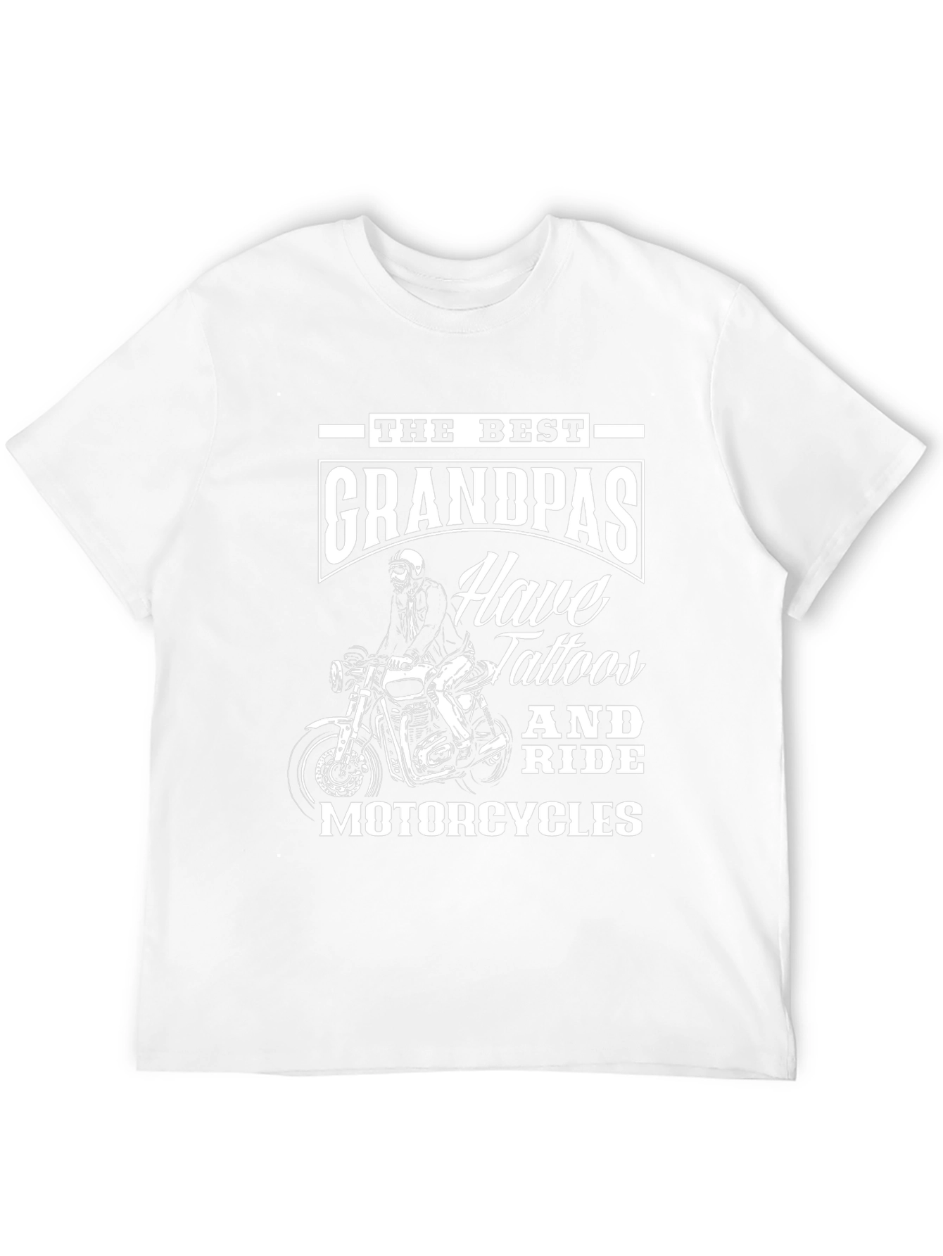 Tattooed Grandpas Ride Motorcycles T-Shirt