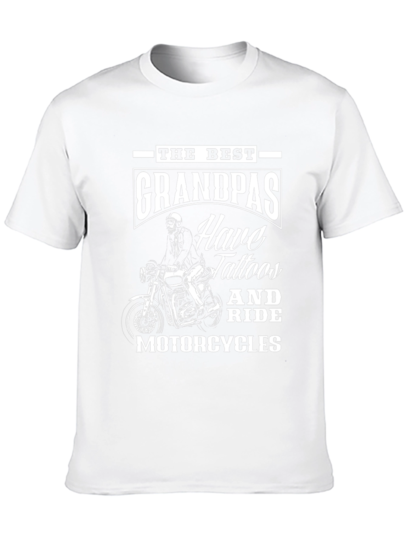 Tattooed Grandpas Ride Motorcycles T-Shirt