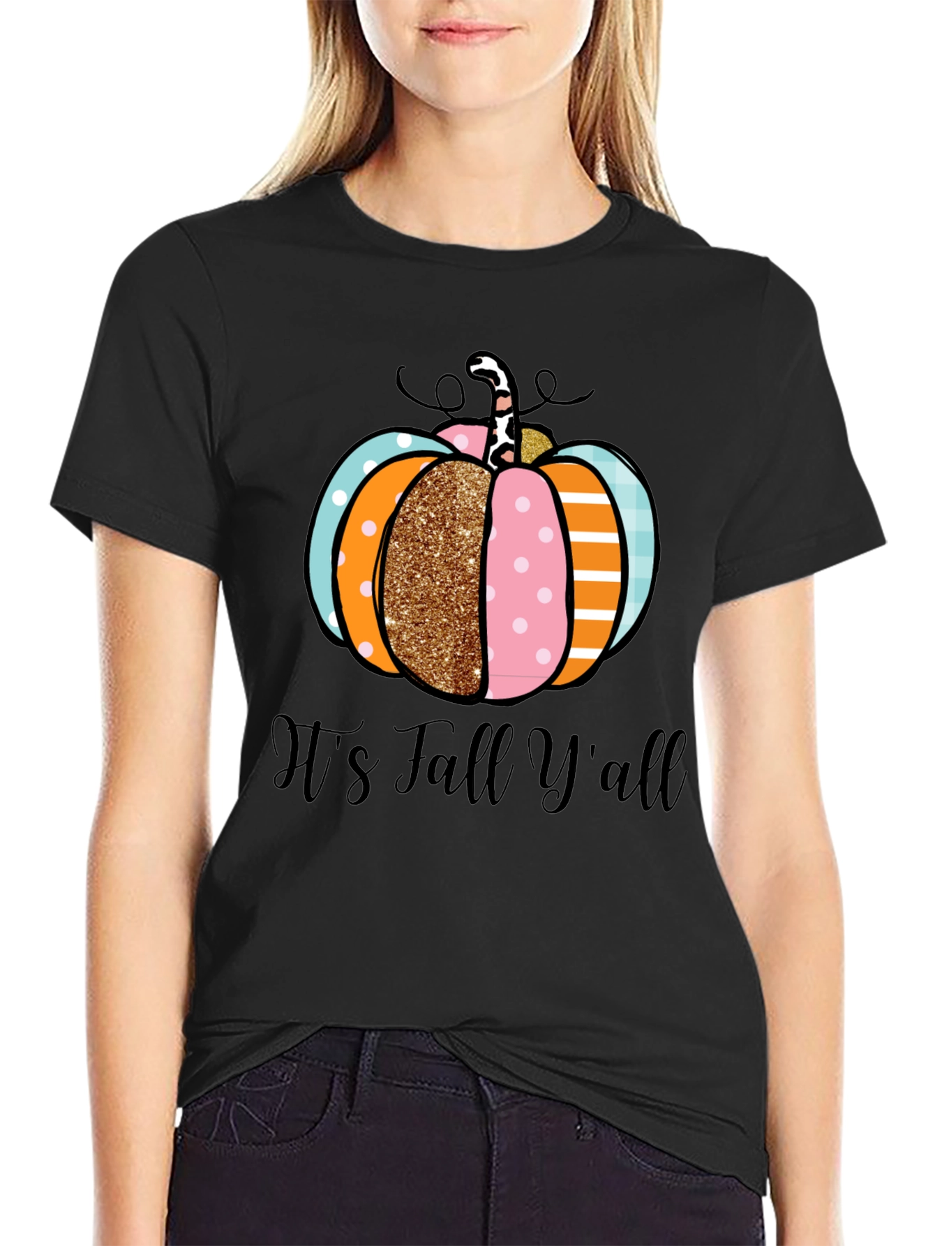Its Fall Yall Pumpkin Graphic Tee
