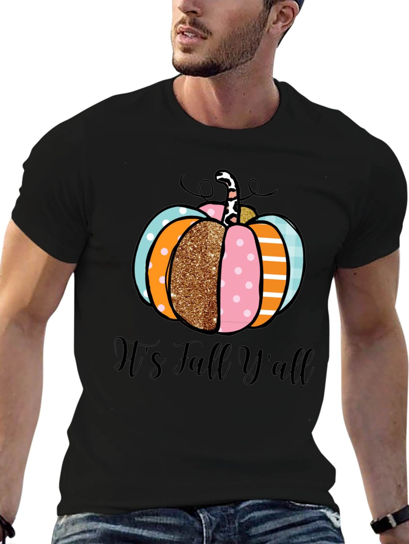Its Fall Yall Pumpkin Graphic Tee