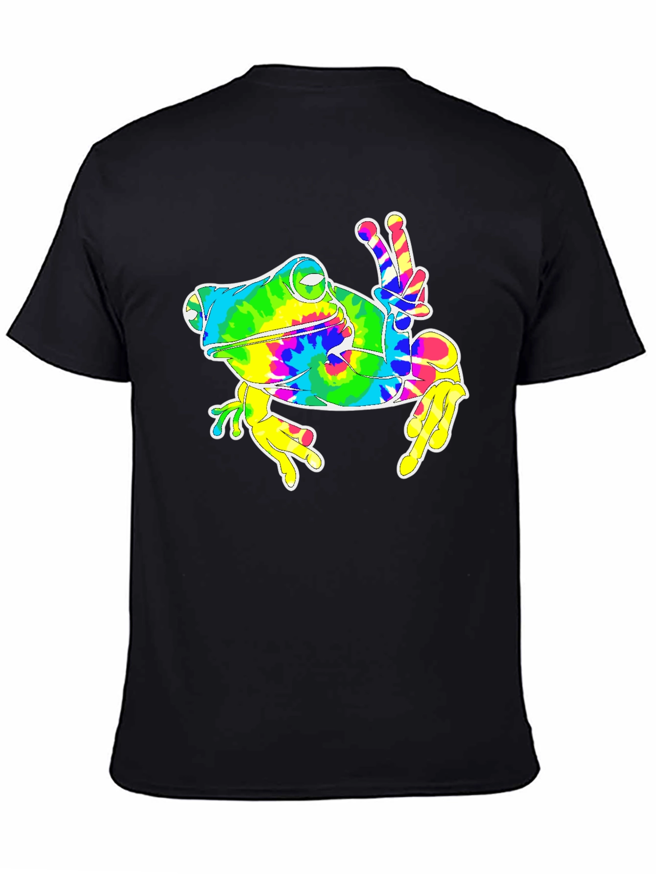 Peace Frog Tie-Dye T-Shirt