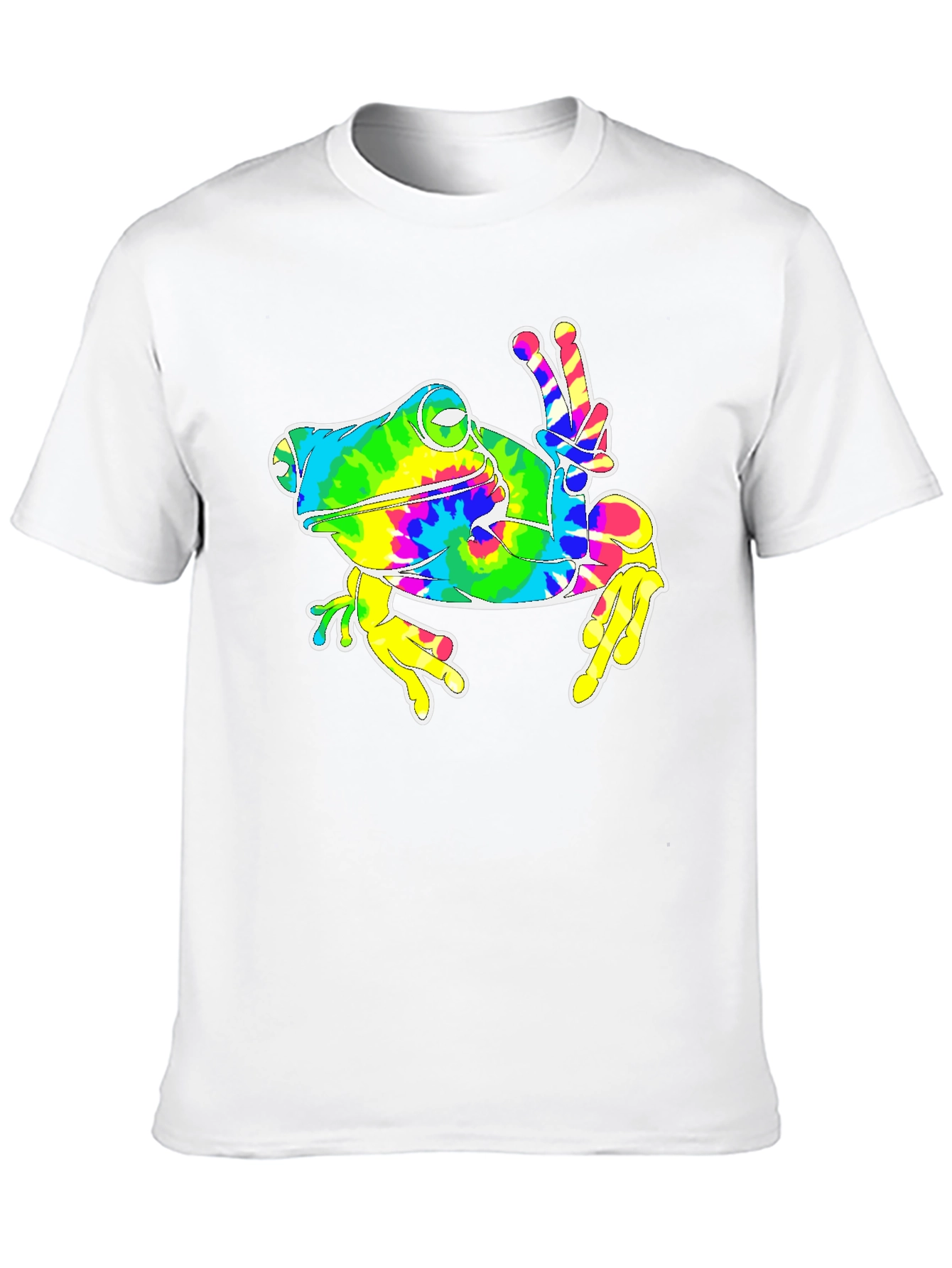 Peace Frog Tie-Dye T-Shirt