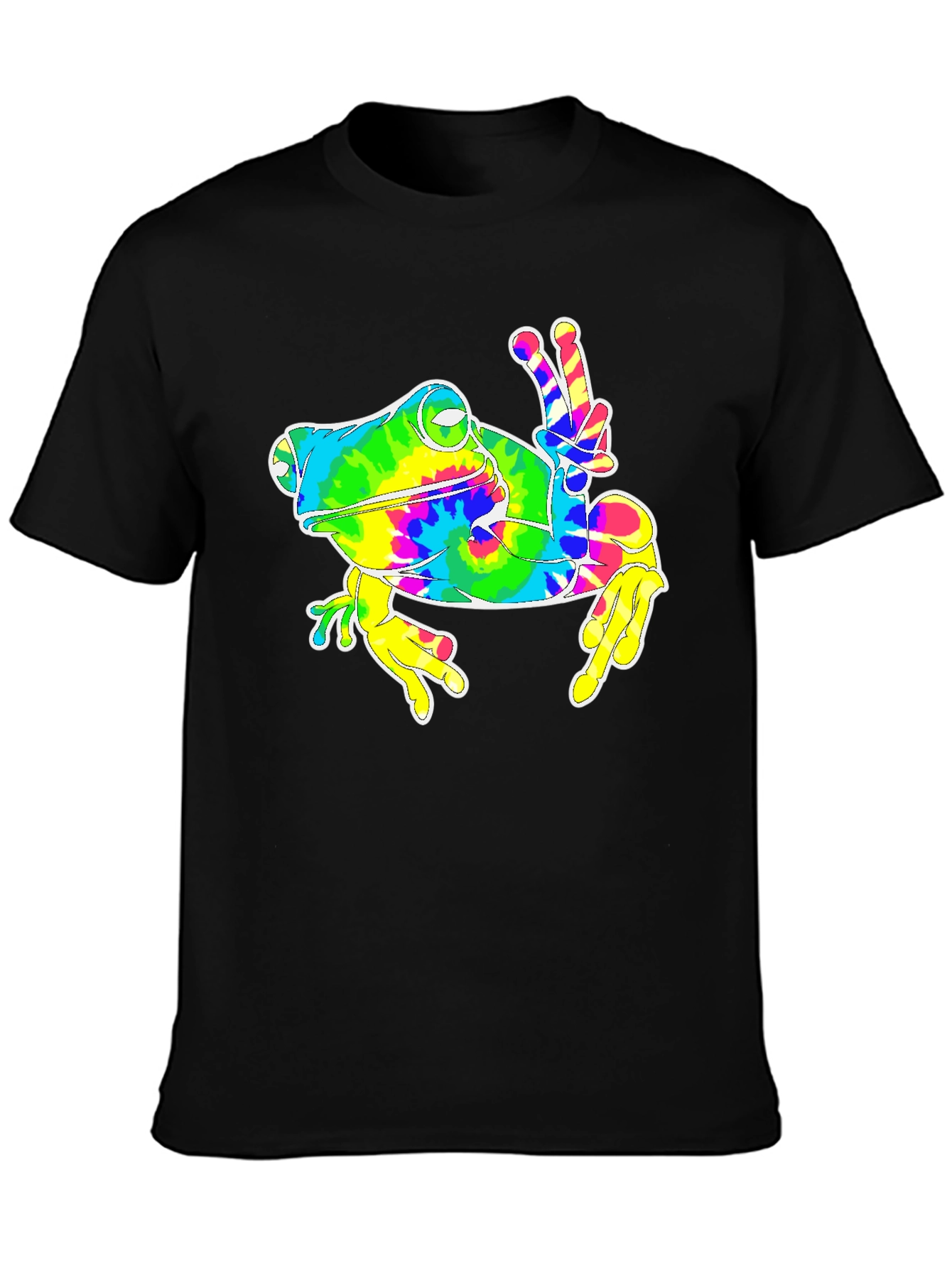 Peace Frog Tie-Dye T-Shirt