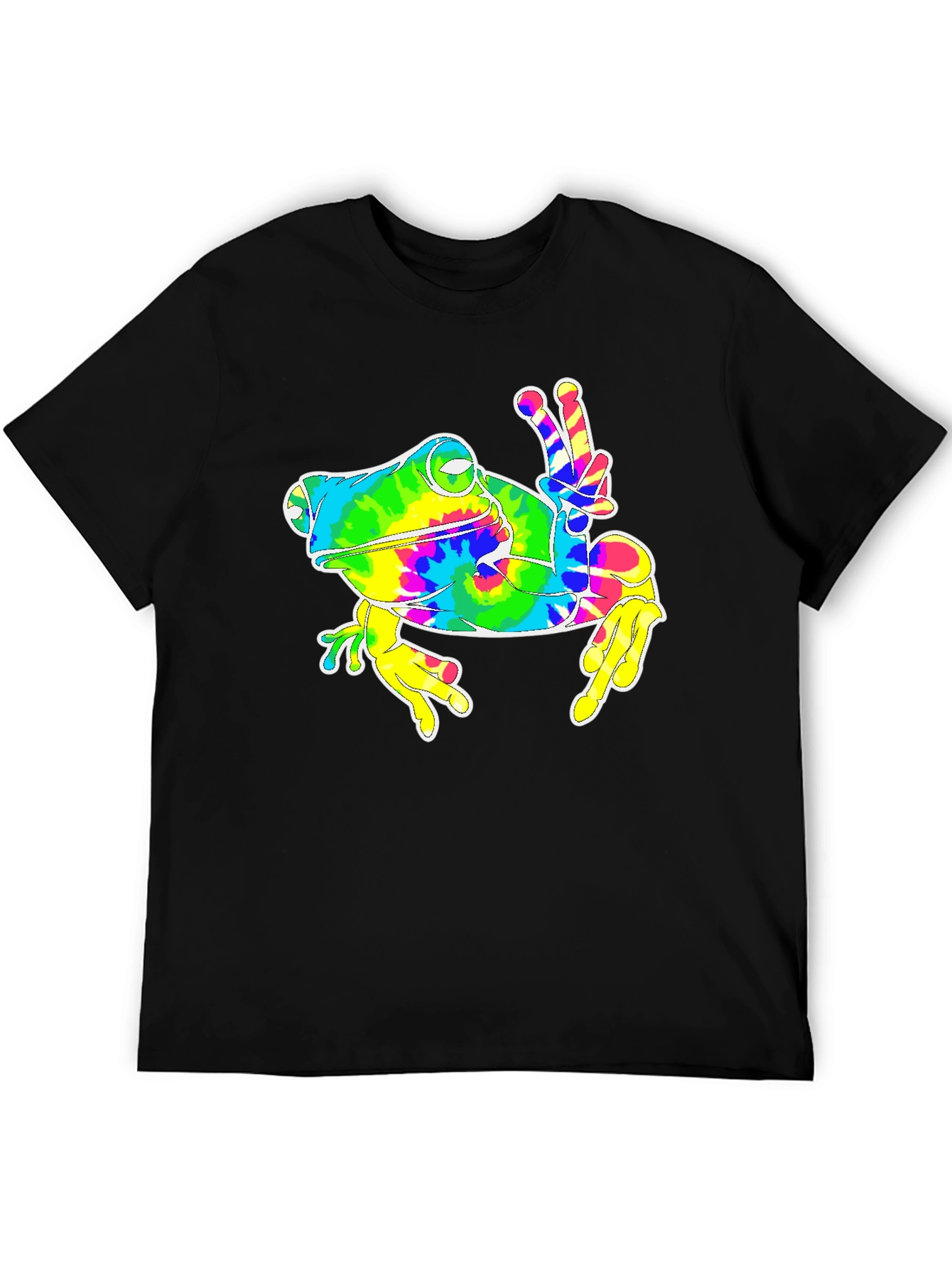 Peace Frog Tie-Dye T-Shirt