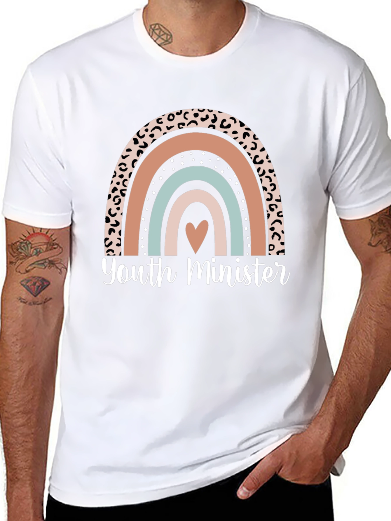 Youth Minister Rainbow Graphic Tee