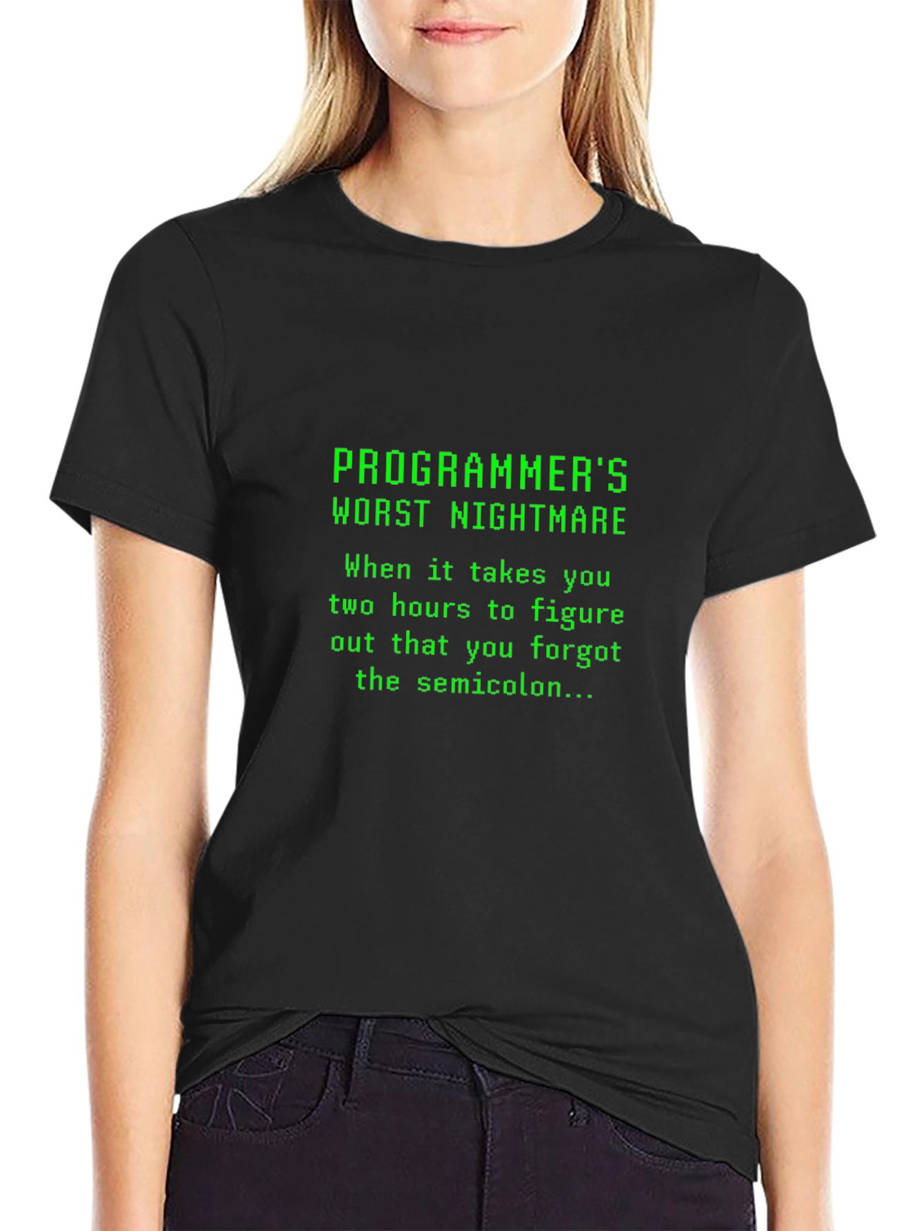 Programmers Worst Nightmare Black T-Shirt