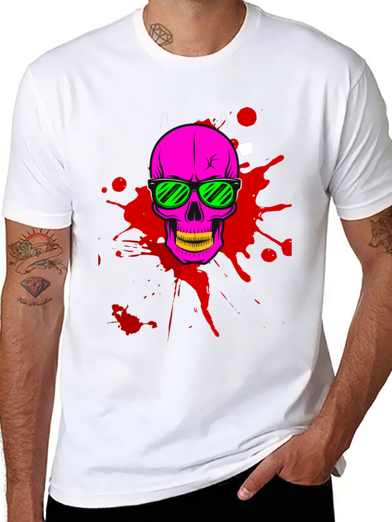 Skull Graphic Tee - Edgy Streetwear