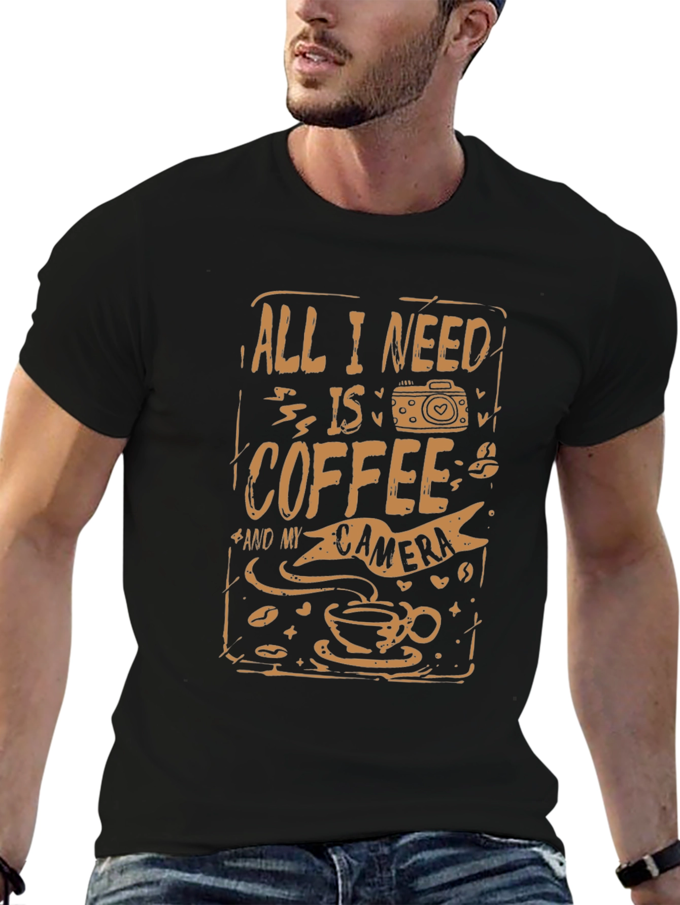 Coffee & Camera Graphic Tee - Photographers Essential