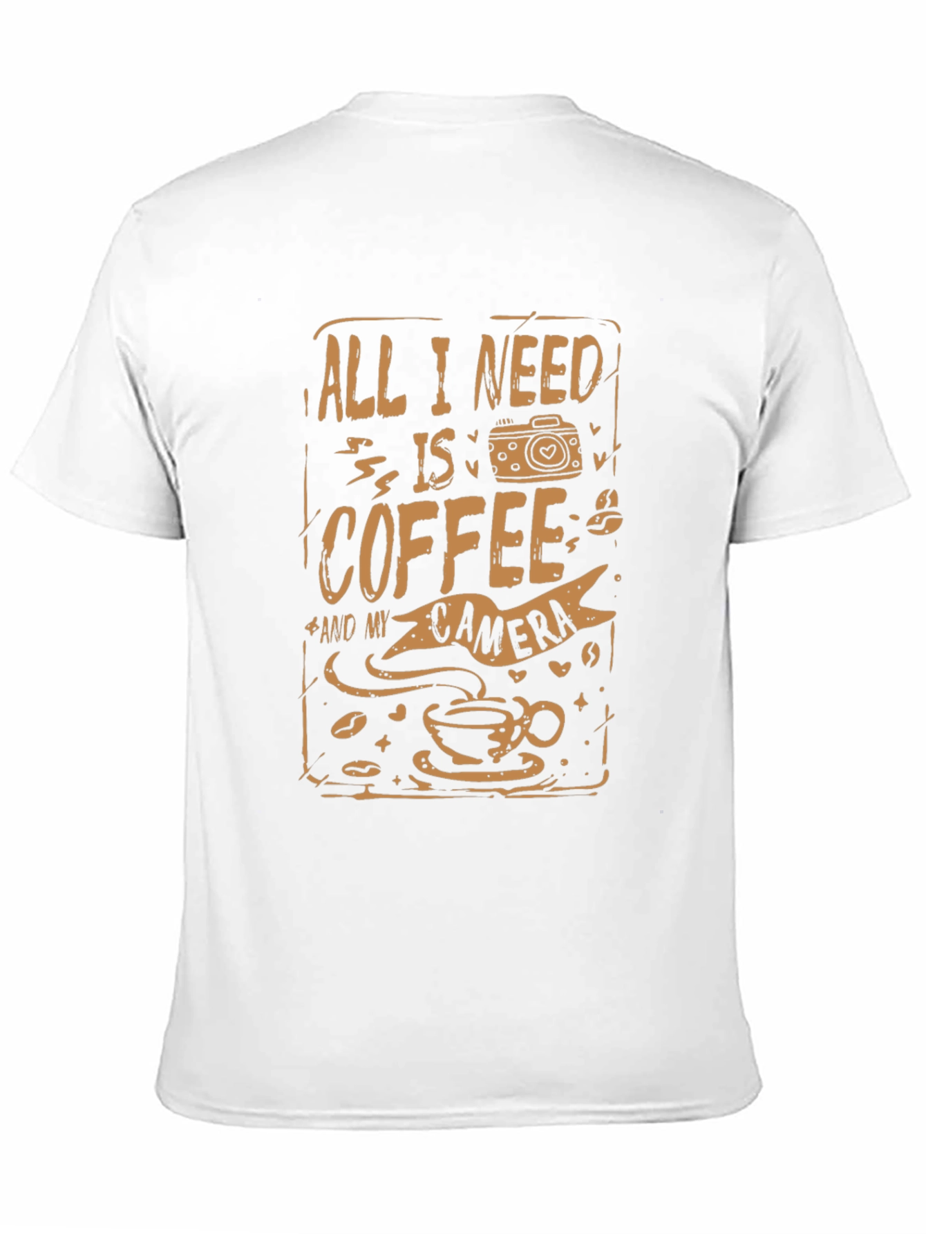 Coffee & Camera Graphic Tee - Photographers Essential