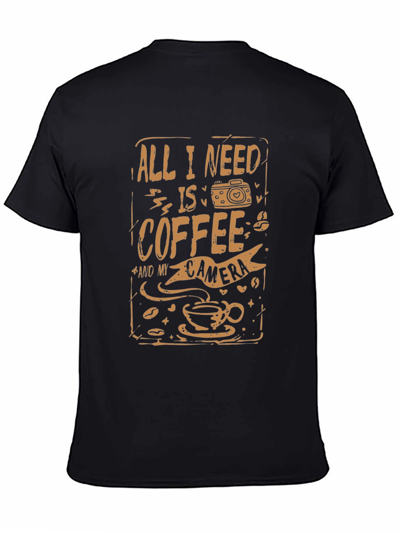 Coffee & Camera Graphic Tee - Photographers Essential