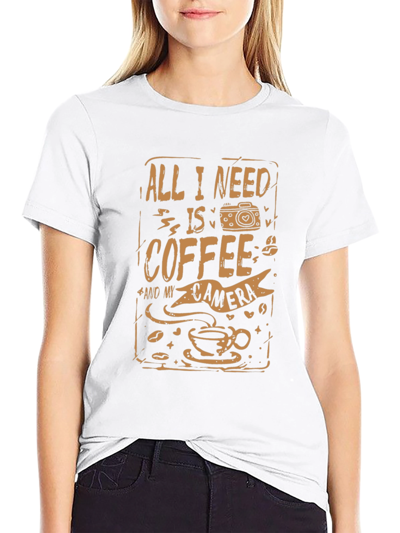 Coffee & Camera Graphic Tee - Photographers Essential