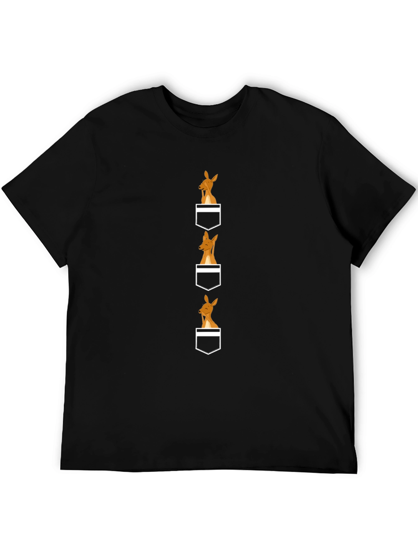 Kangaroo Pocket T-Shirt - Unique Animal Design