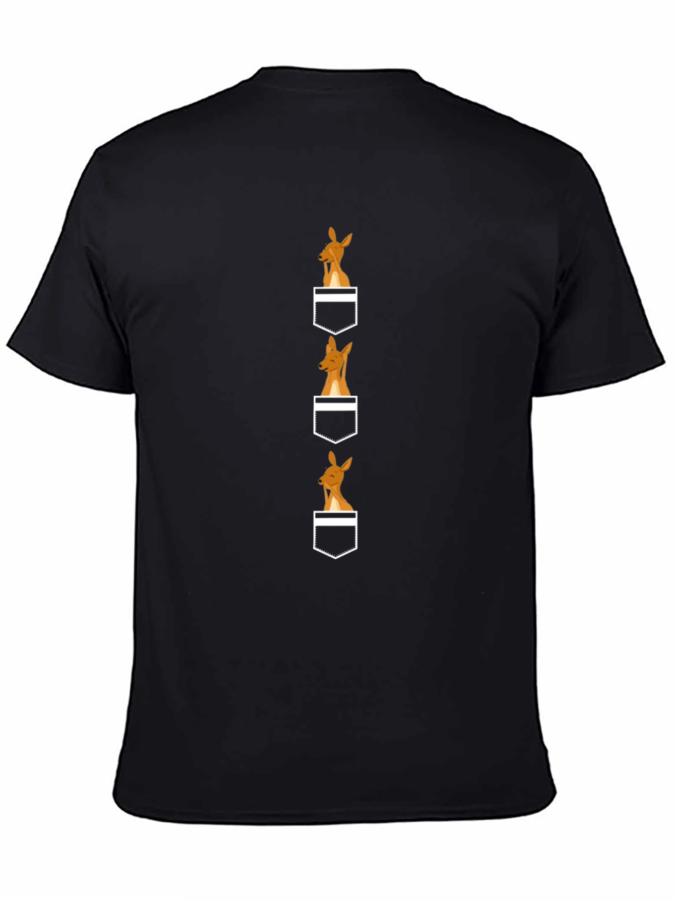 Kangaroo Pocket T-Shirt - Unique Animal Design