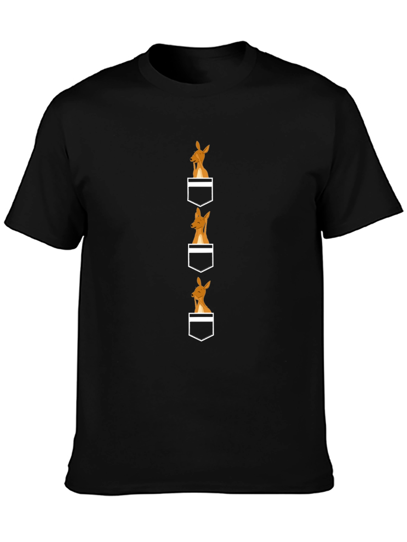 Kangaroo Pocket T-Shirt - Unique Animal Design