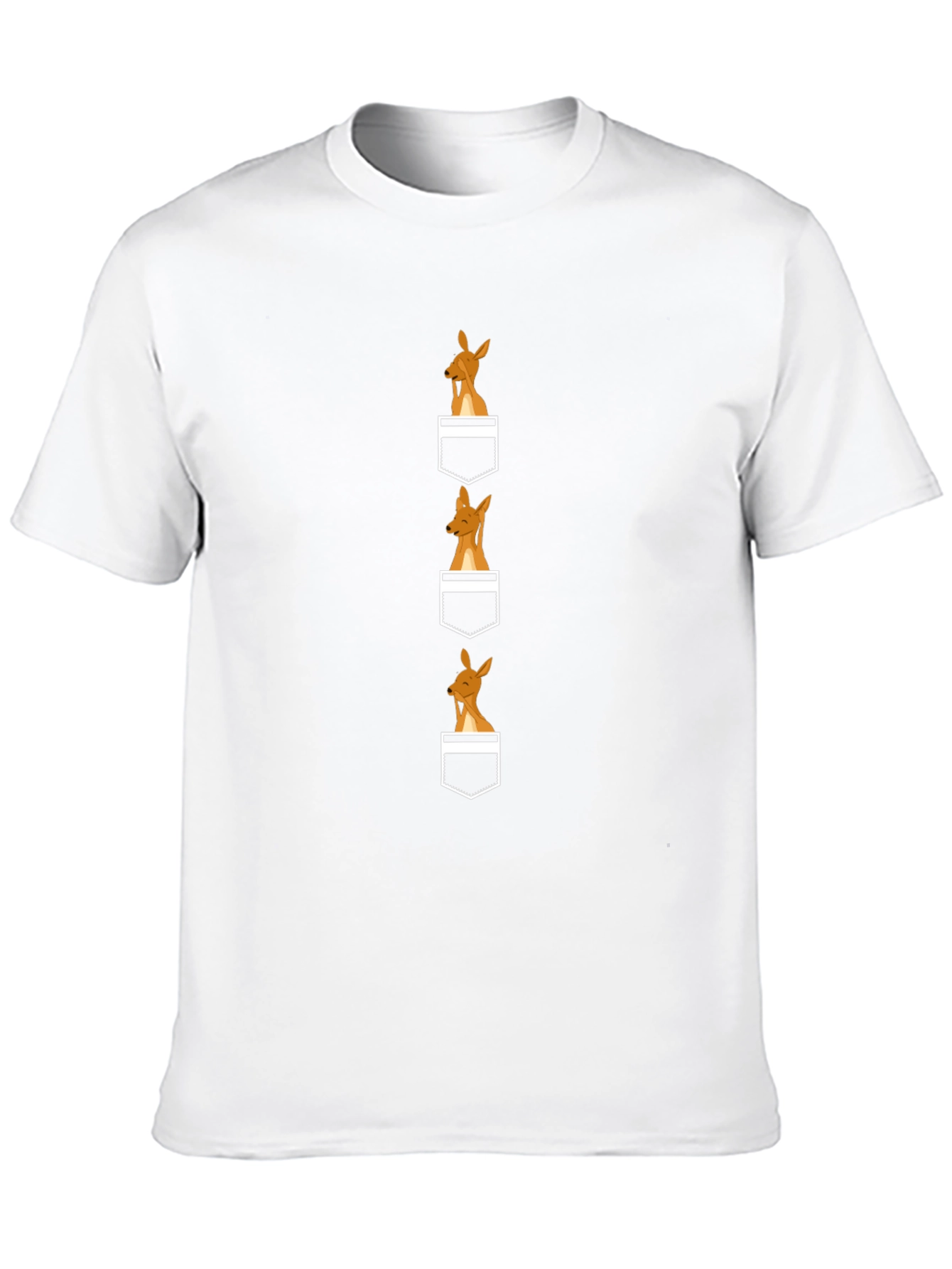 Kangaroo Pocket T-Shirt - Unique Animal Design