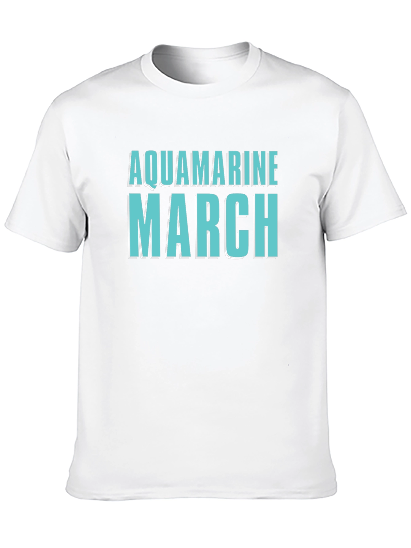 Aquamarine March Birthday T-Shirt