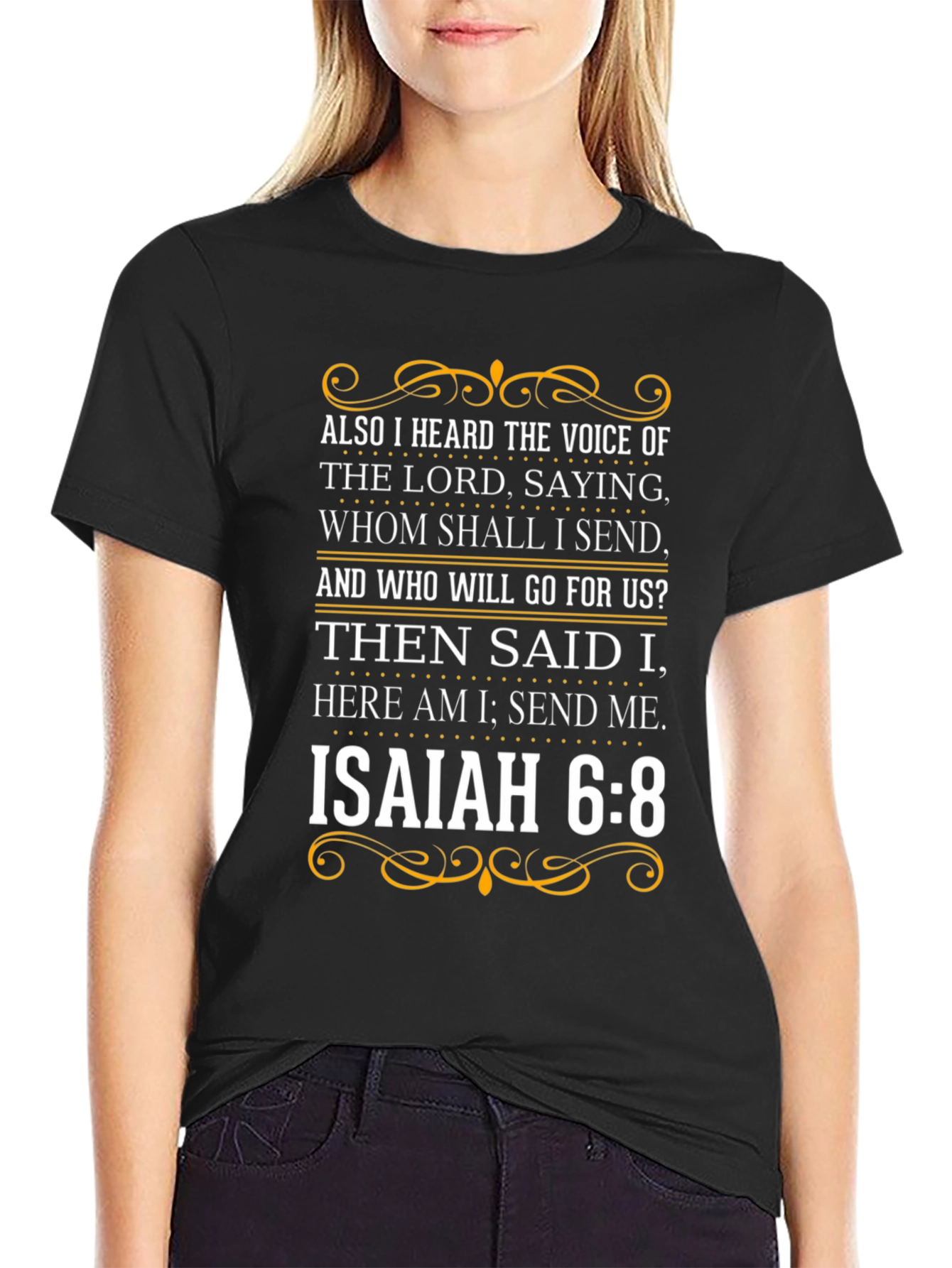 Isaiah 6:8 Christian T-Shirt