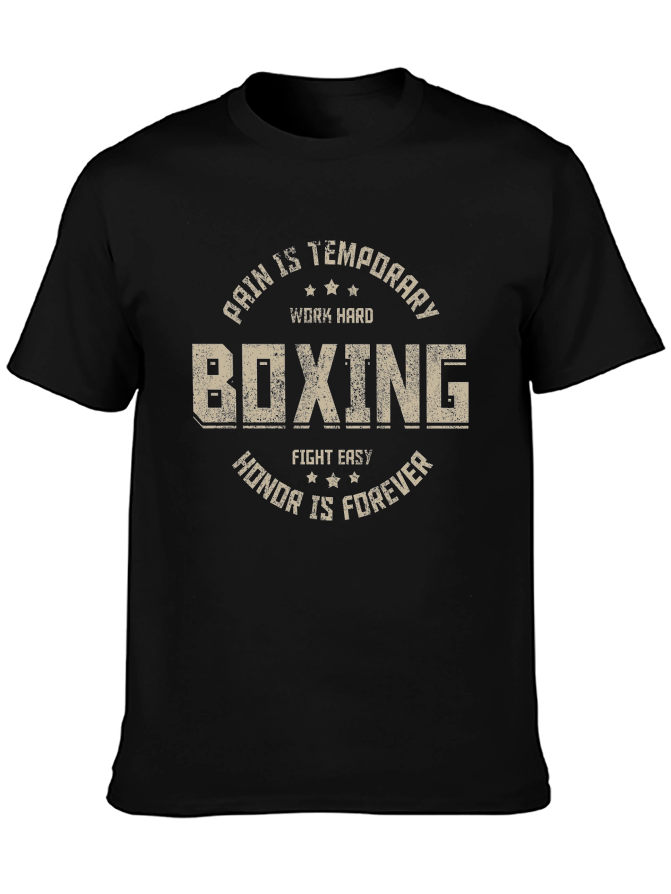 Boxing Graphic Tee - Pain is Temporary T-Shirt