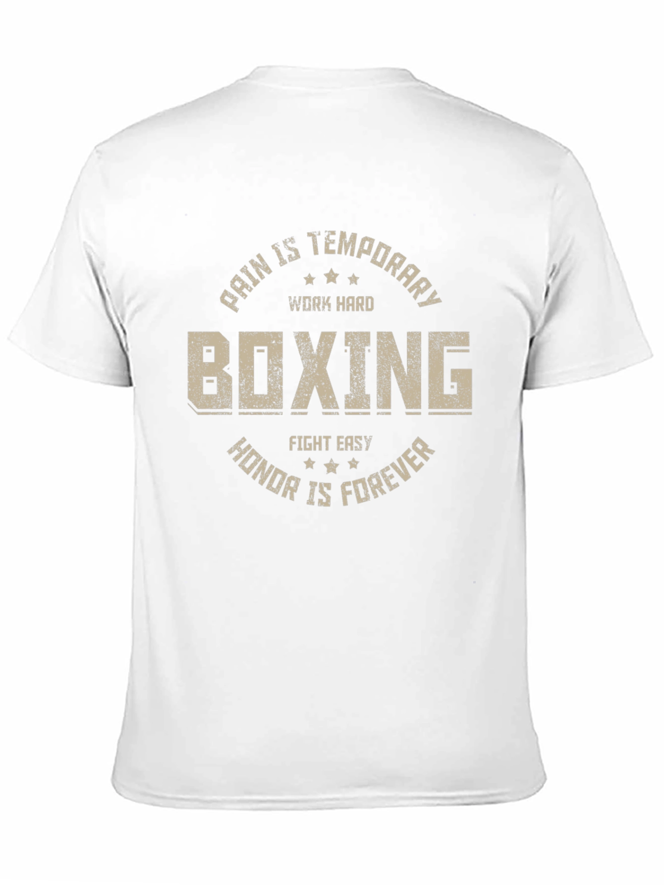Boxing Graphic Tee - Pain is Temporary T-Shirt
