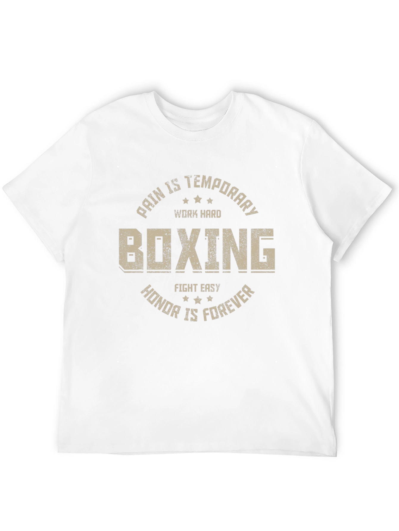Boxing Graphic Tee - Pain is Temporary T-Shirt