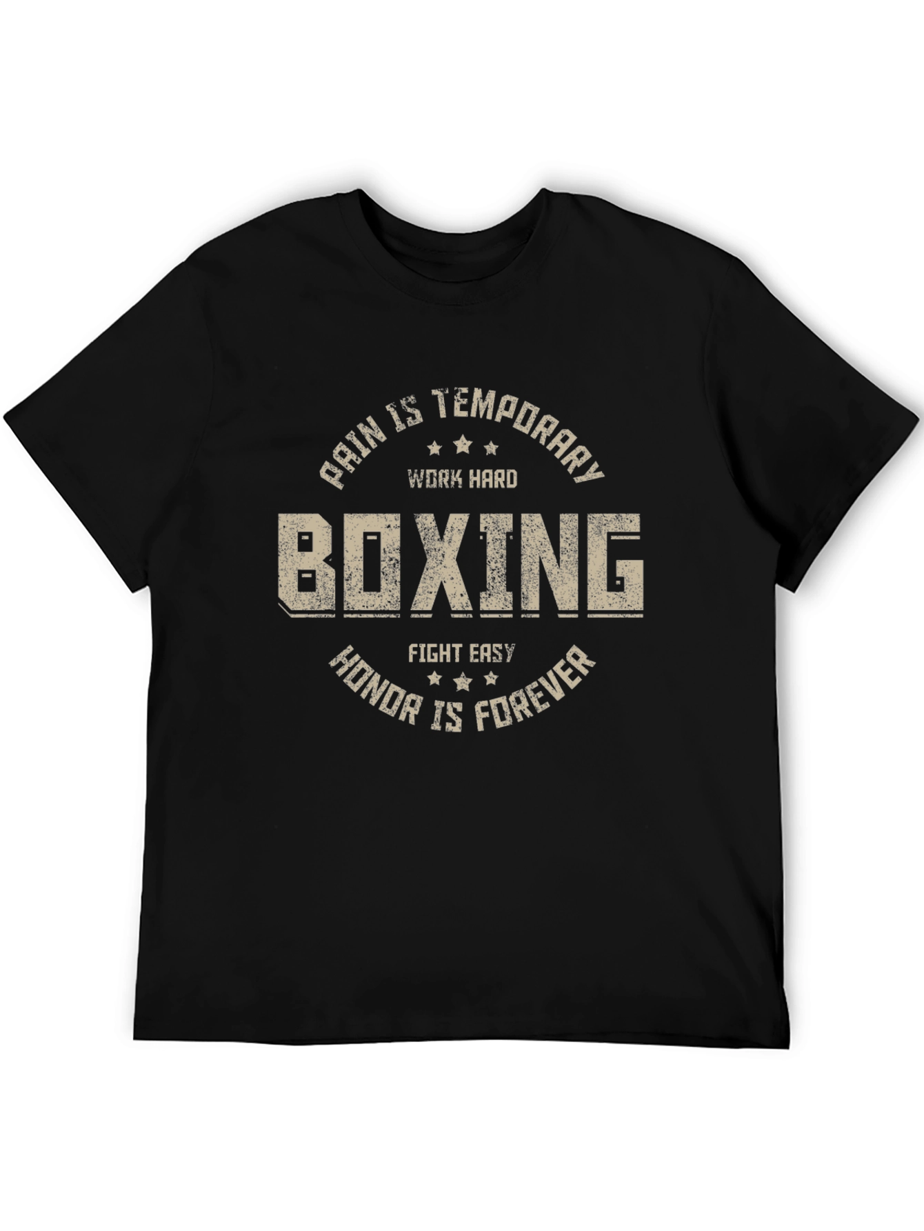Boxing Graphic Tee - Pain is Temporary T-Shirt