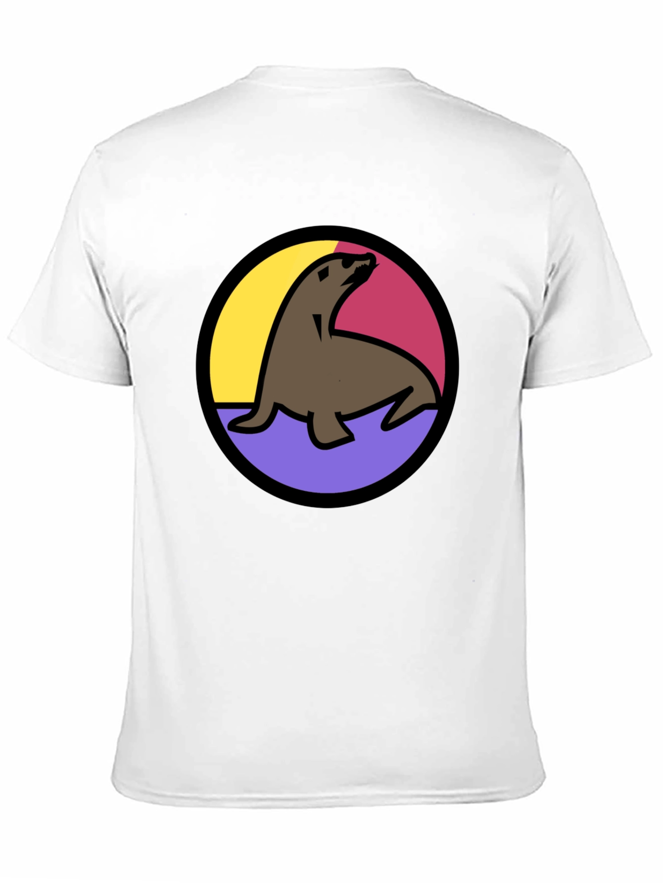 Seal Graphic Tee - Black Unisex T-Shirt