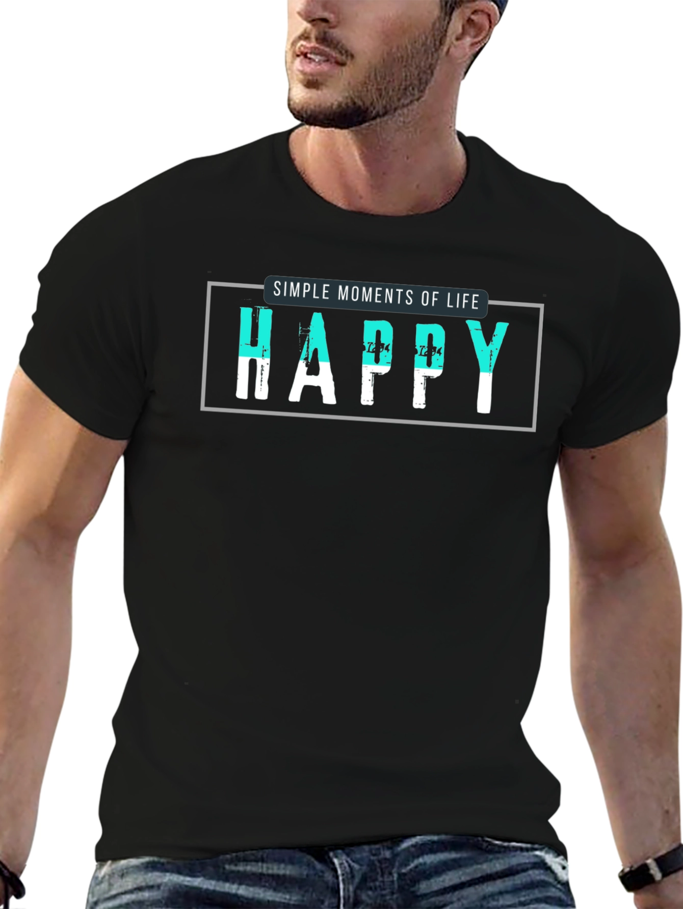 Simple Moments of Life Happy T-Shirt