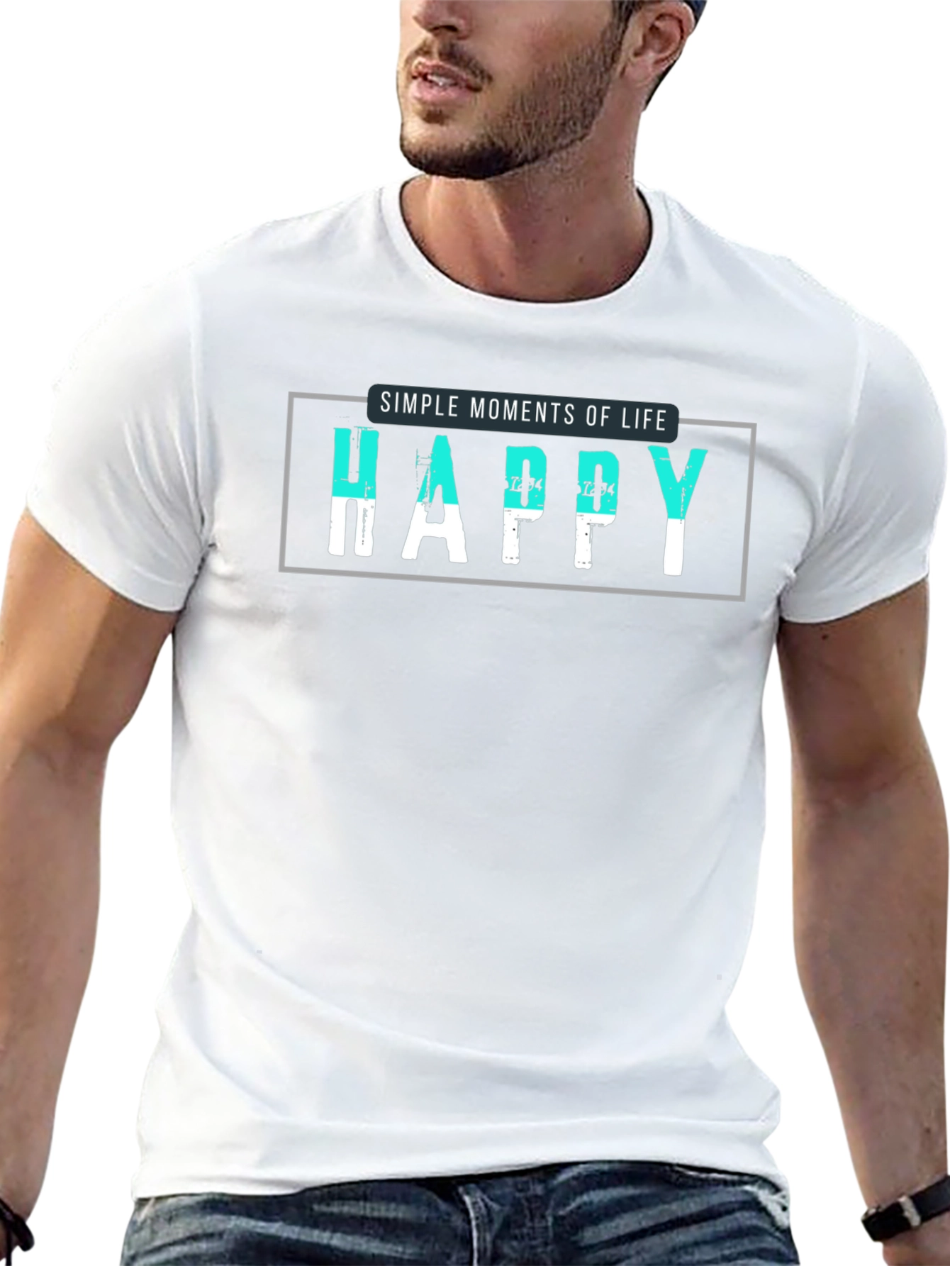 Simple Moments of Life Happy T-Shirt