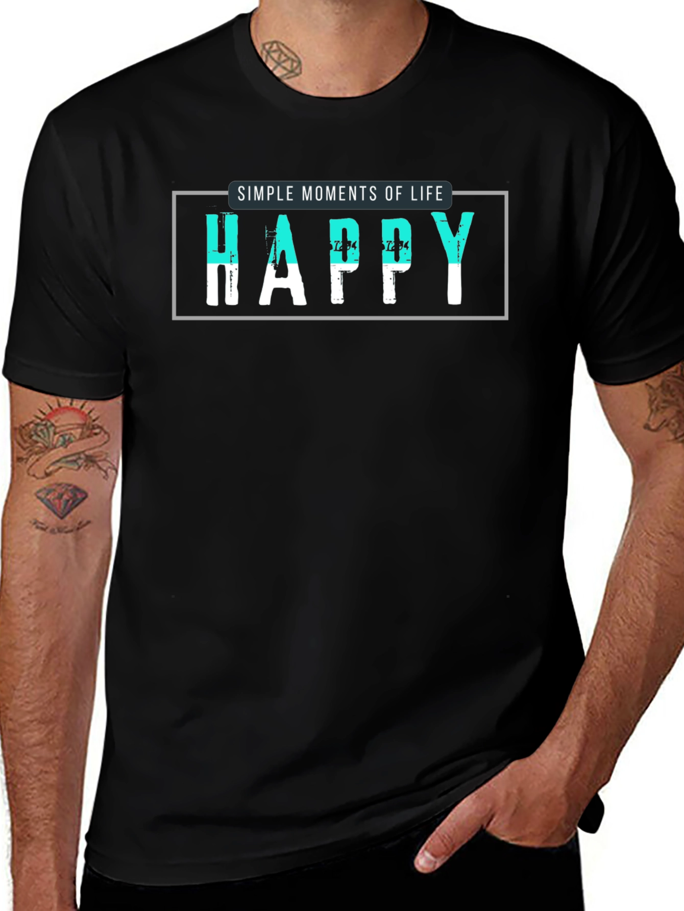 Simple Moments of Life Happy T-Shirt