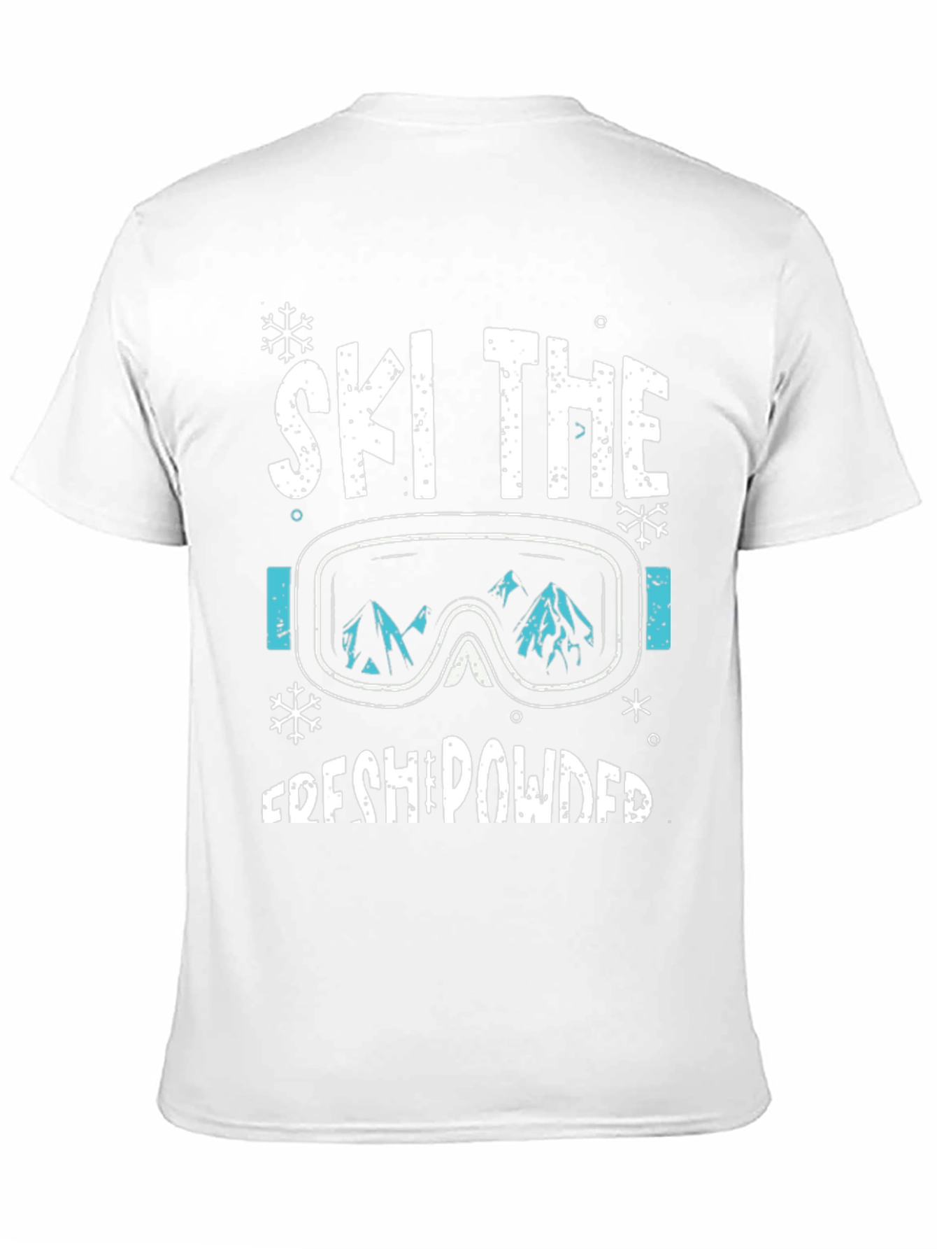 Ski The Fresh Powder Graphic Tee