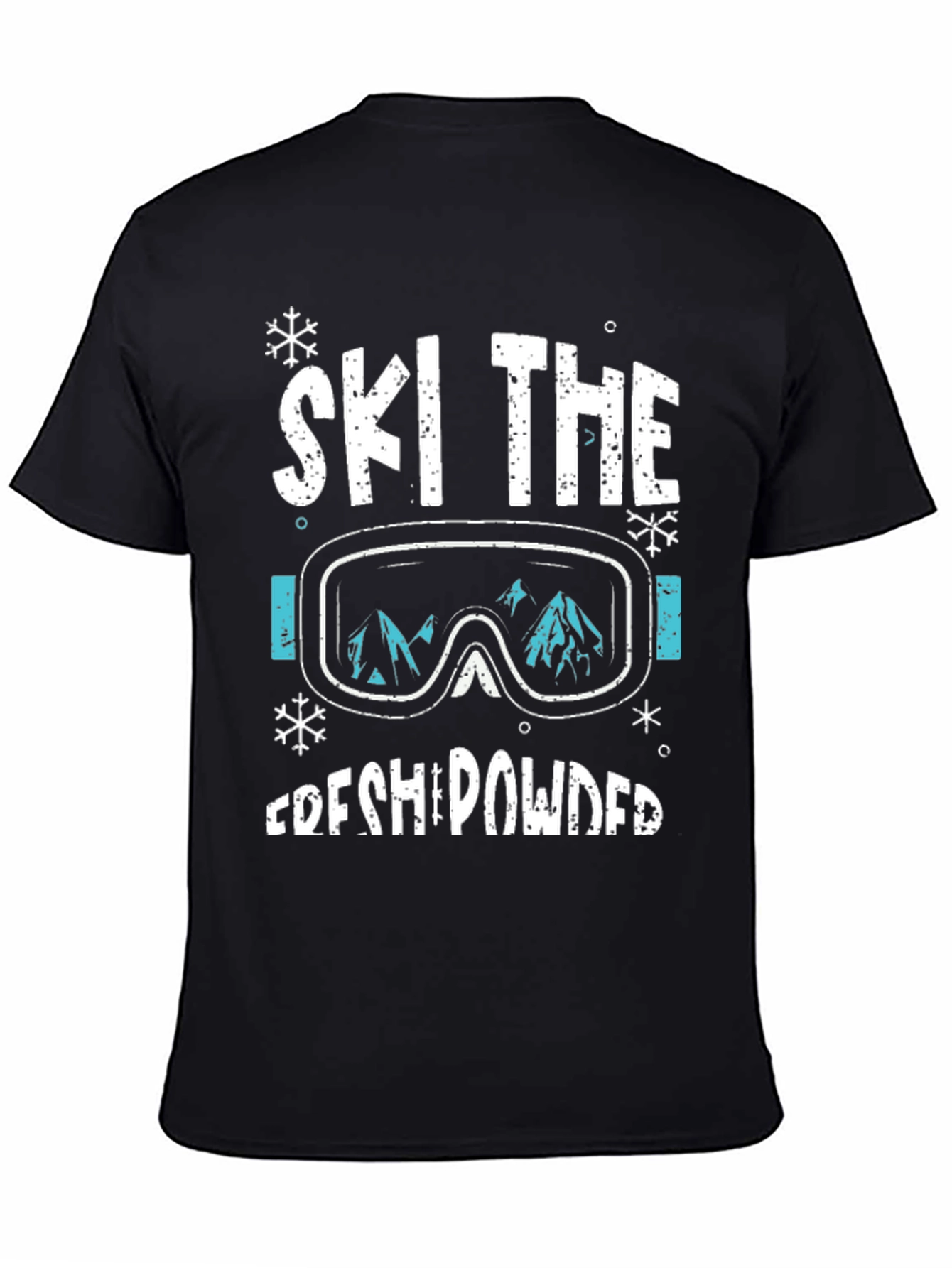 Ski The Fresh Powder Graphic Tee