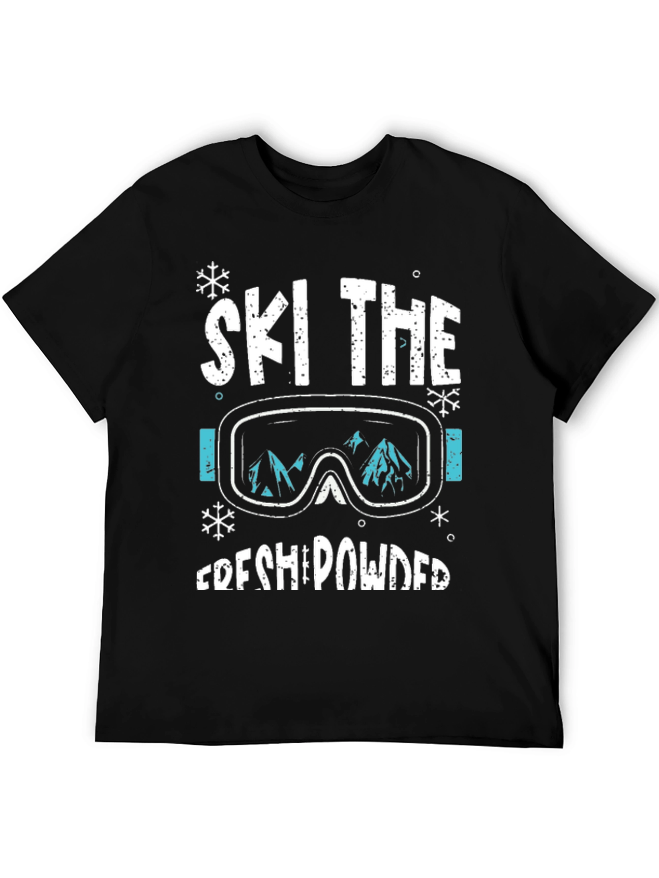 Ski The Fresh Powder Graphic Tee