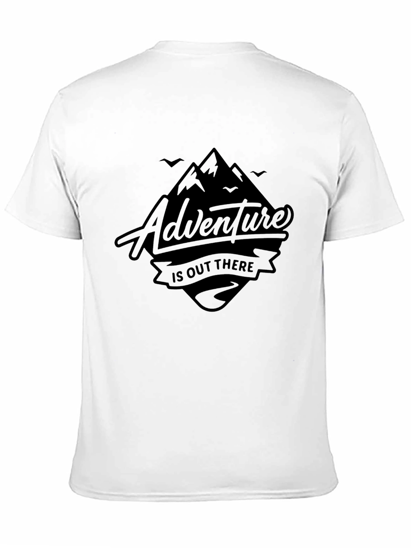 Adventure Awaits - Black Graphic Tee