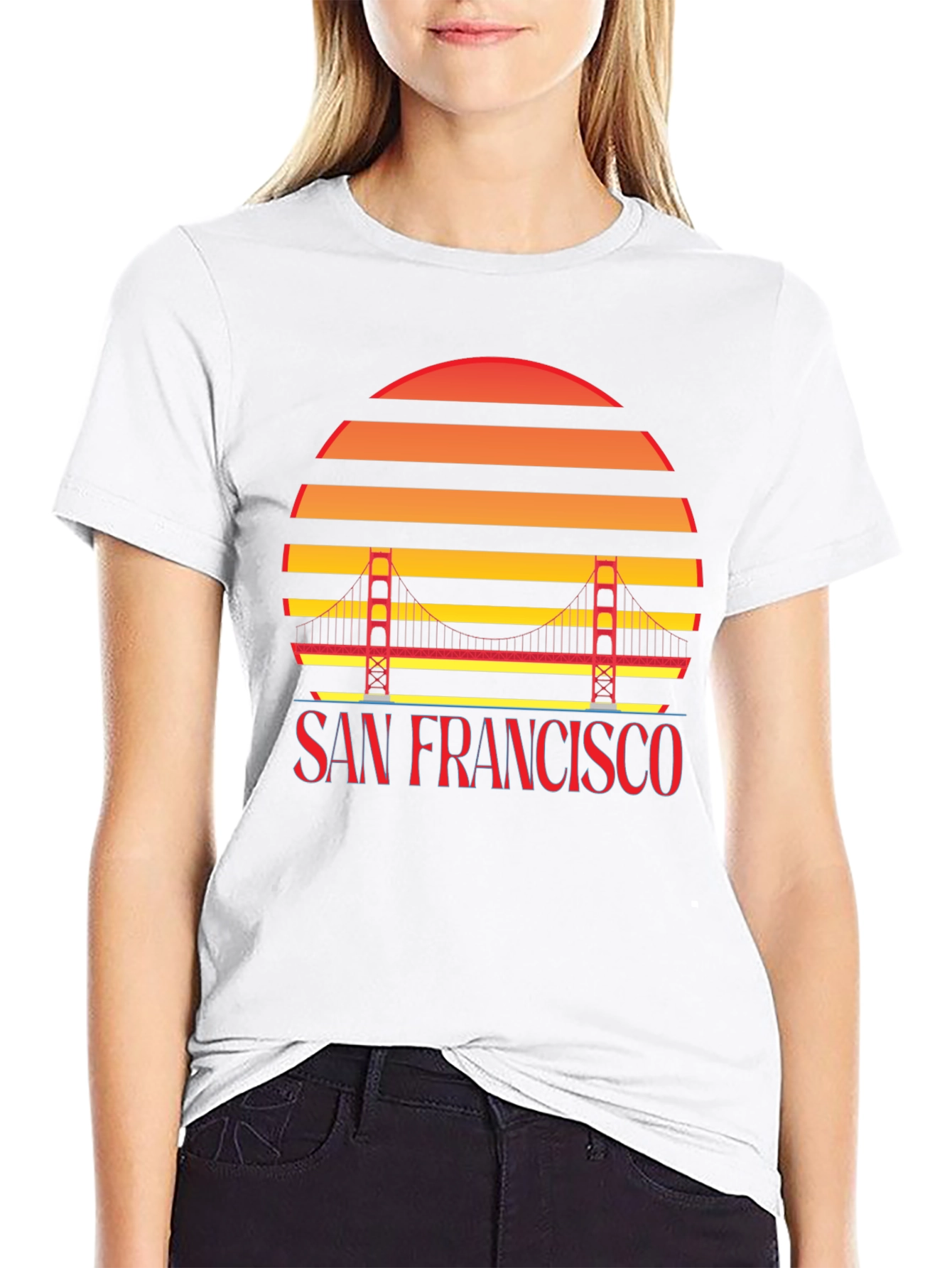 San Francisco Sunset Graphic T-Shirt