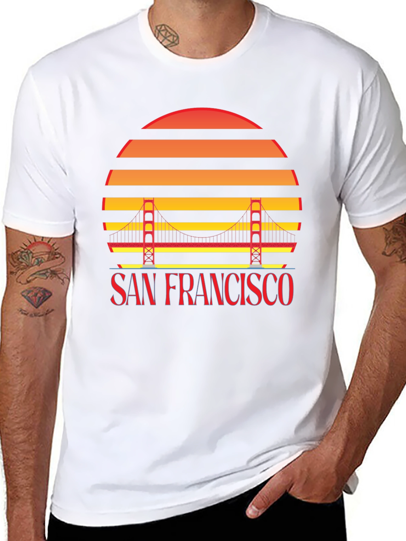 San Francisco Sunset Graphic T-Shirt